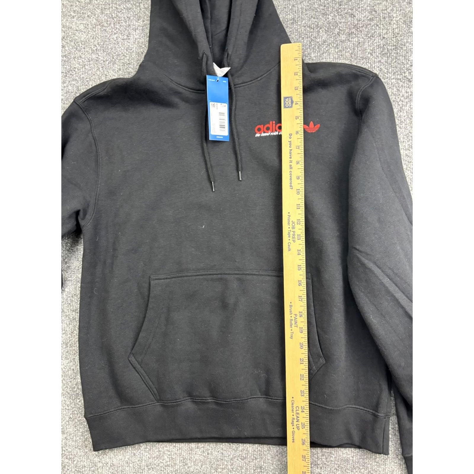 Adidas Adidas Hoodie Mens M Black Pullover Fleece Sweatshirt Trefoil Graphic Logo Size US M / EU 48-50 / 2 - 4 Thumbnail