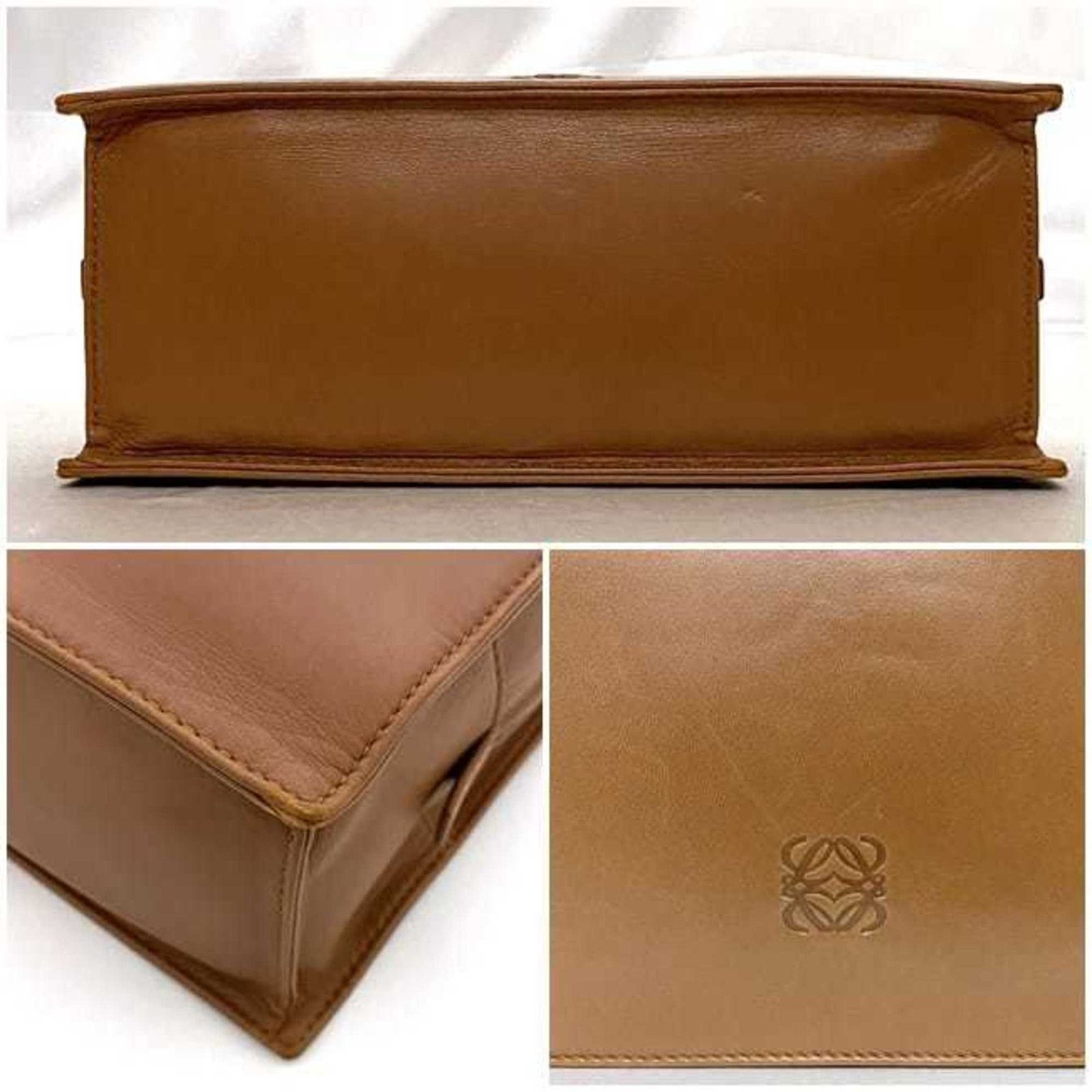 Loewe Puzzle Small Tan Leather Handbag
