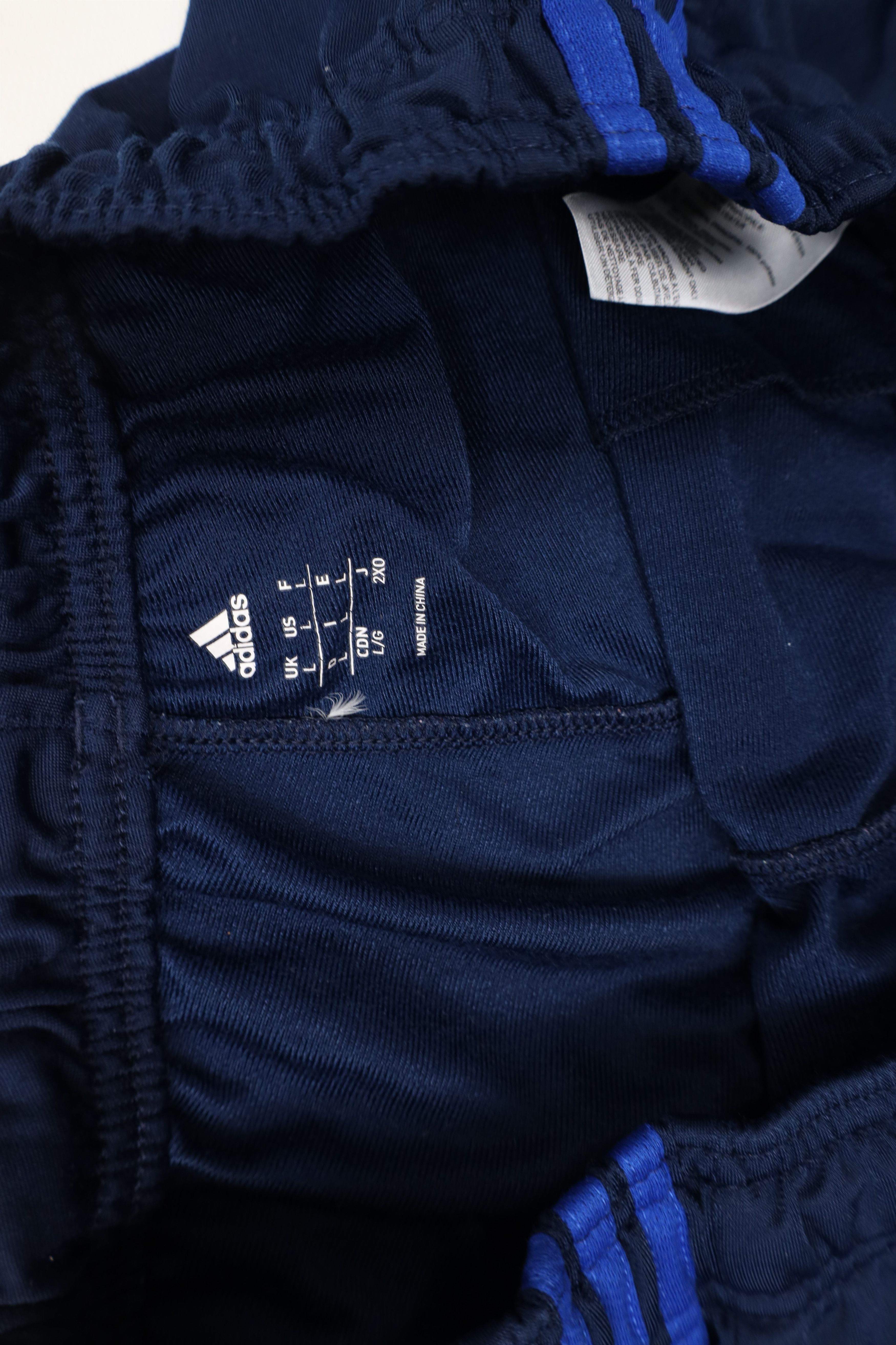 Adidas × Vintage Vintage Adidas Spell Striped Wide Leg Sweatpants Pants Blue Size US 36 / EU 52 - 7 Thumbnail