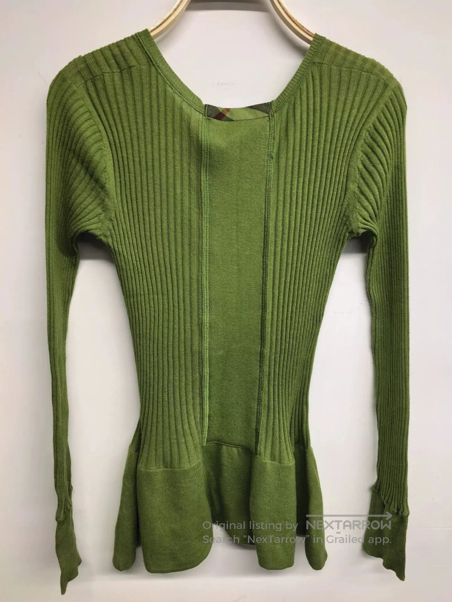 Burberry Burberry Brit Green Knit Sweater. Size XS / US 0-2 / IT 36-38 - 2 Thumbnail