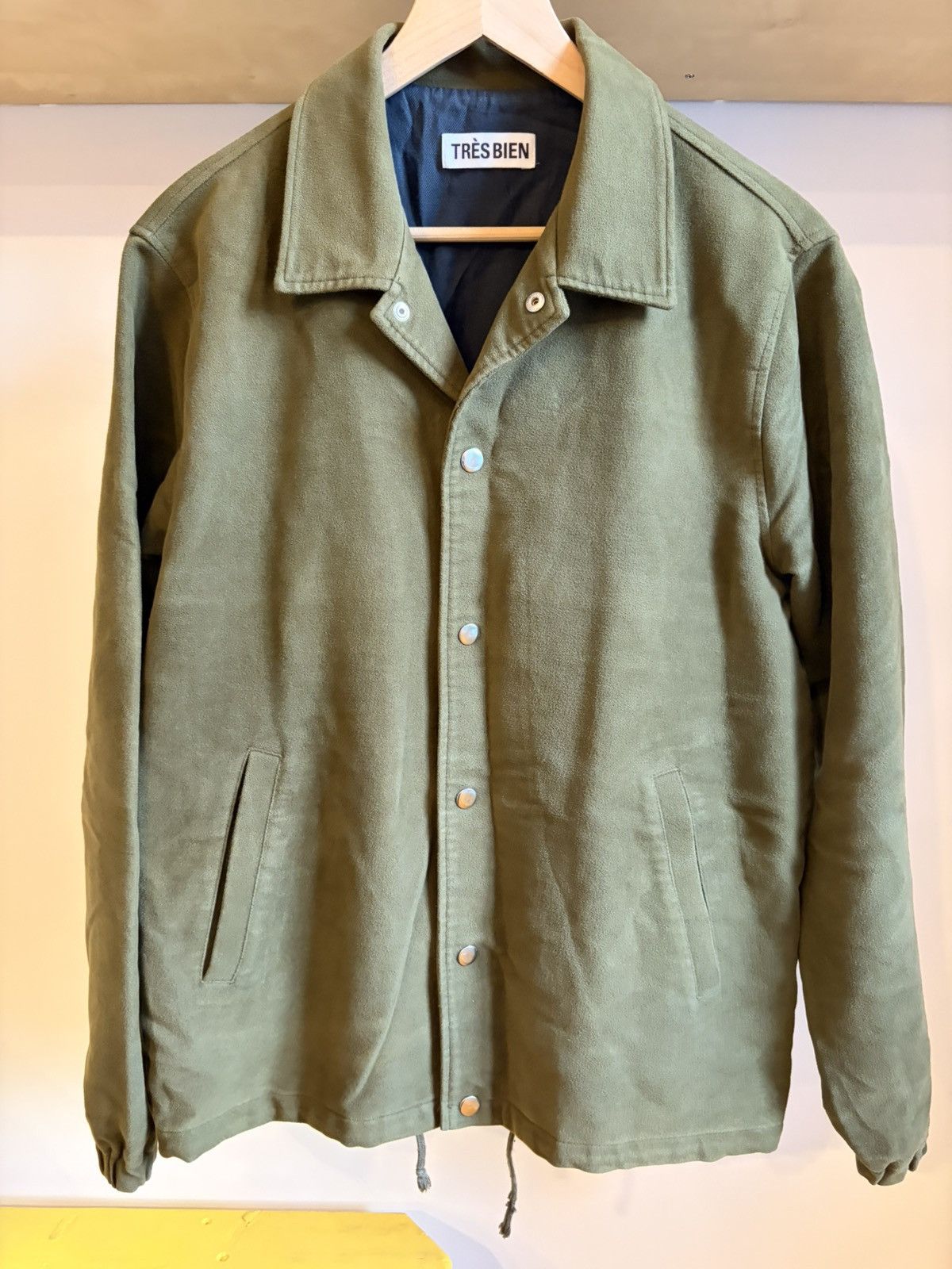 Tres Bien Tres Bien Moleskin Coach Jacket Small Size US S / EU 44-46 / 1 - 1 Thumbnail