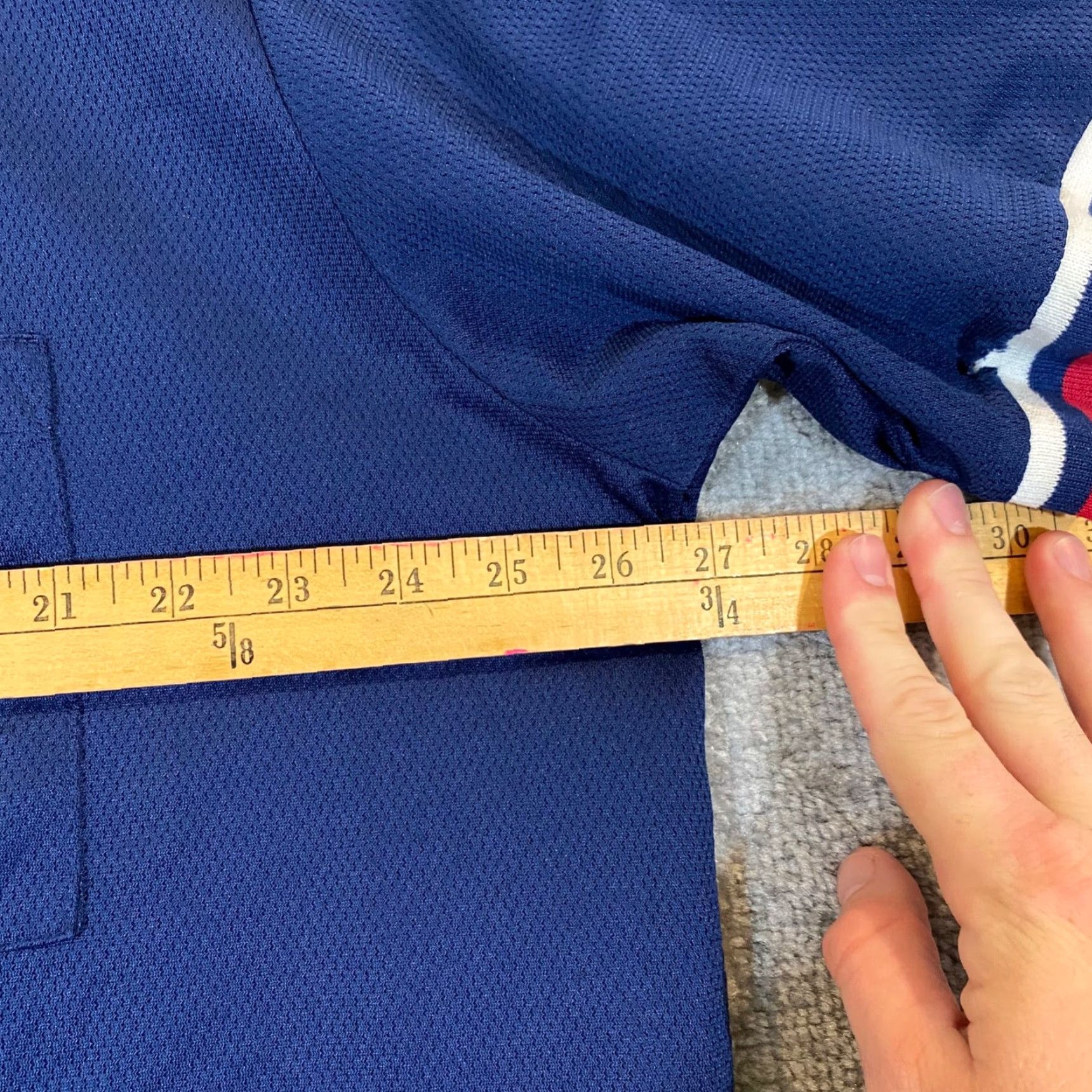 Vintage Little League Baseball Polo Mens 2XL Navy Blue Made In USA Polo Honigs Uniform Polo Shirt Sports USA 2XL Mens Size US XXL / EU 58 / 5 - 6 Thumbnail
