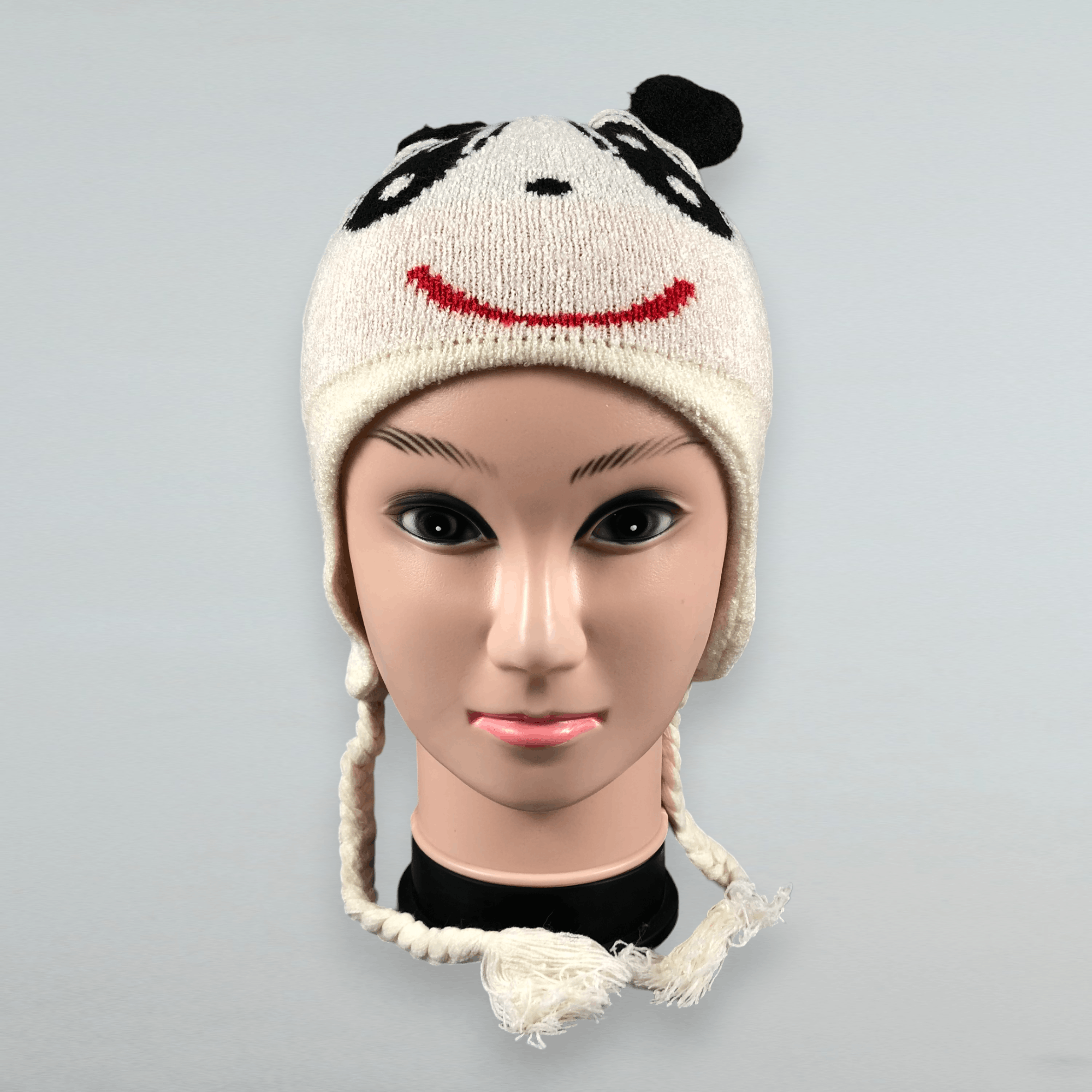 Panda Earflap Beanie