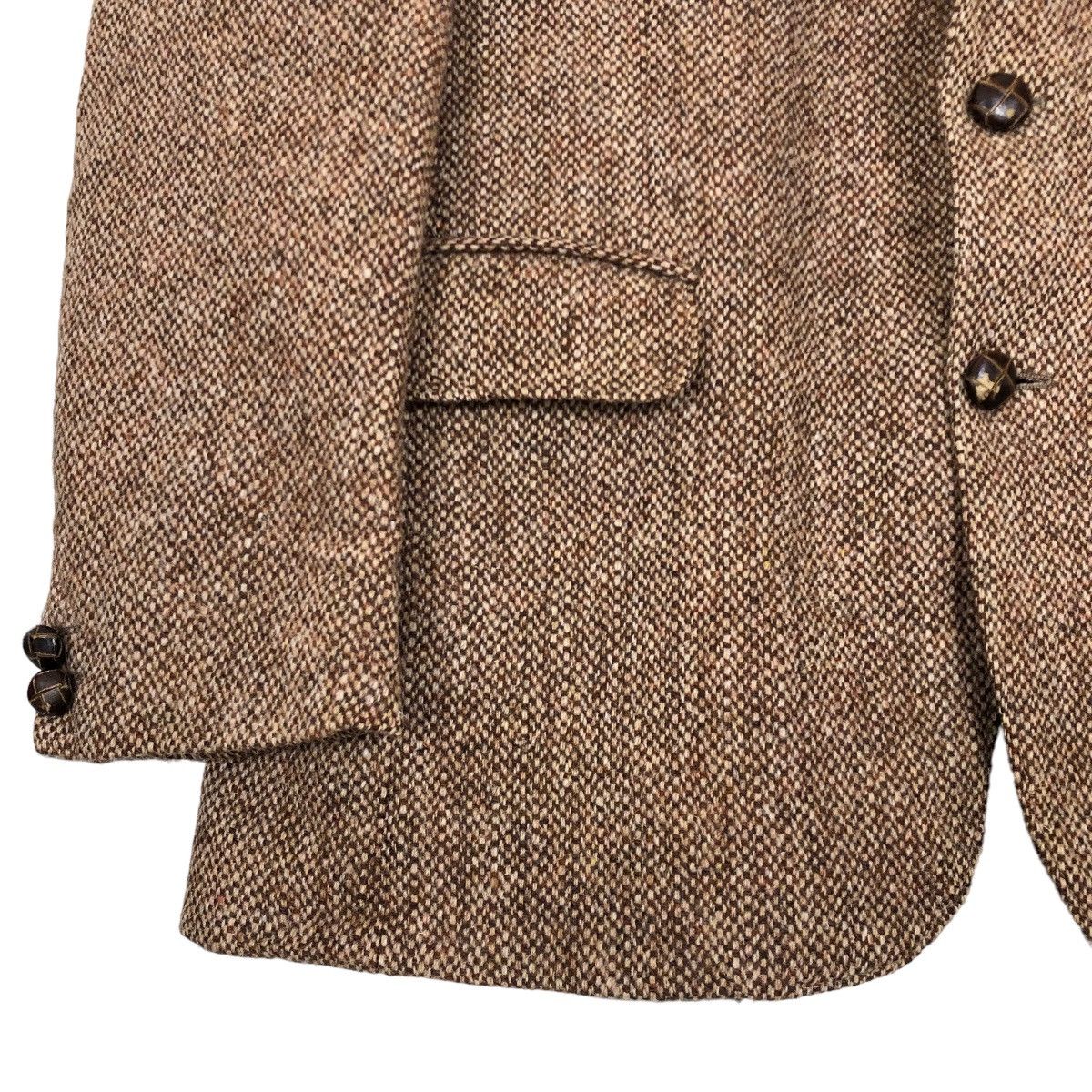 Harris Tweed Vintage 80s Harris Tweed X Charles Barker Tweed Coat Size US S / EU 44-46 / 1 - 3 Thumbnail