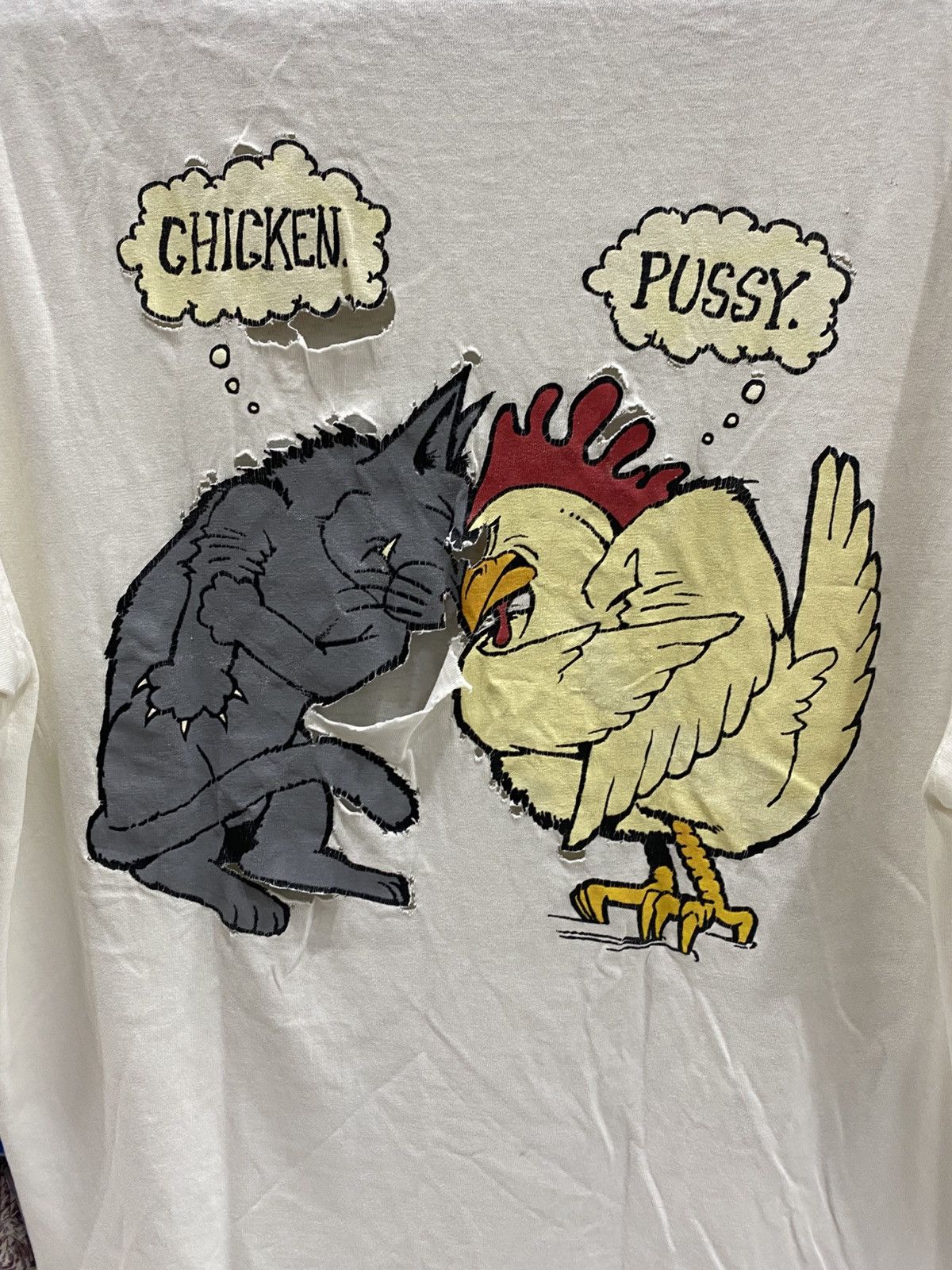 No Fear DISTRESSED NO FEAR TSHIRT Size US L / EU 52-54 / 3 - 2 Thumbnail