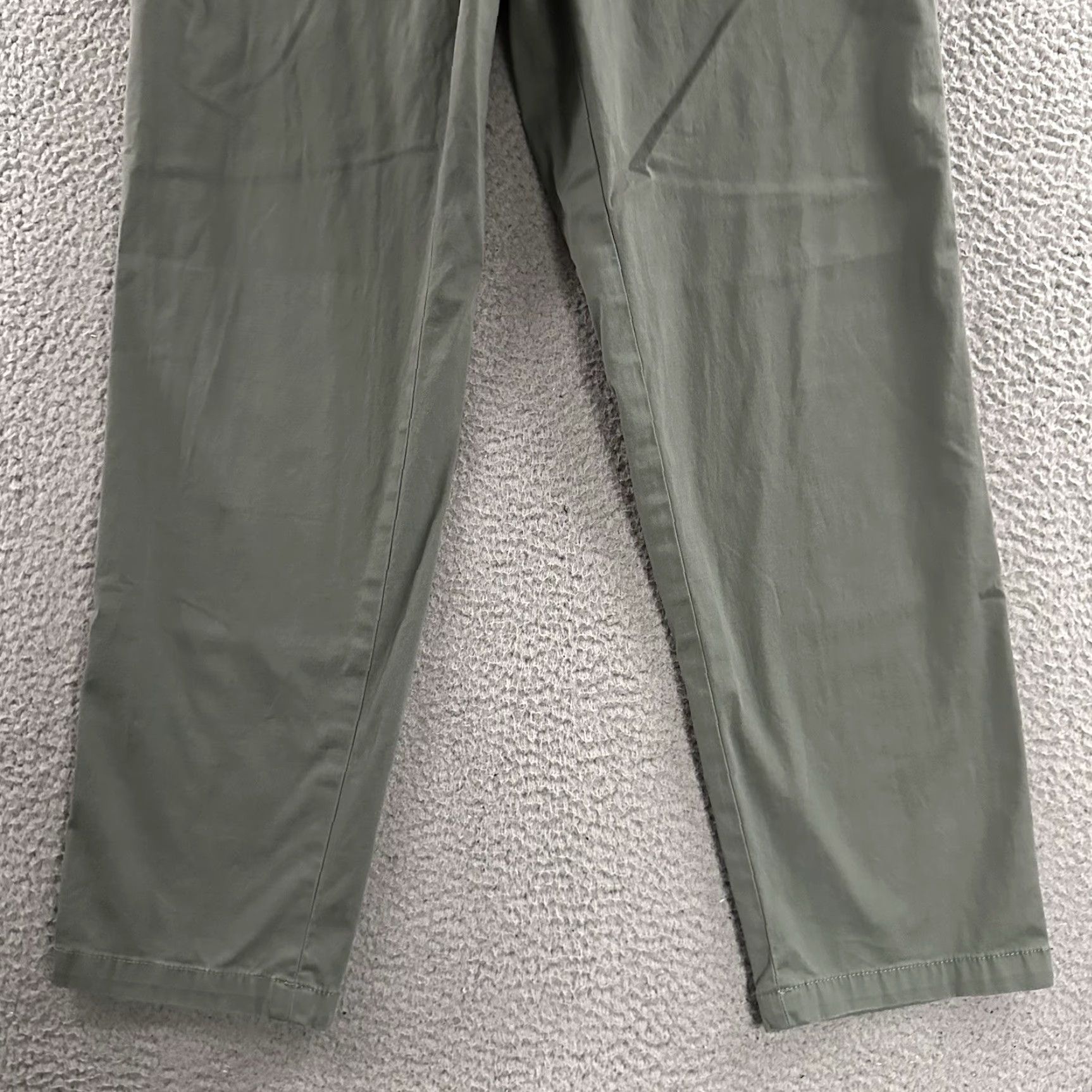Talbots Talbots Womens Pants Green Size 8 Relaxed Chino Mid Rise Stretch Cotton Blend Size 30" / US 8 / IT 44 - 3 Thumbnail