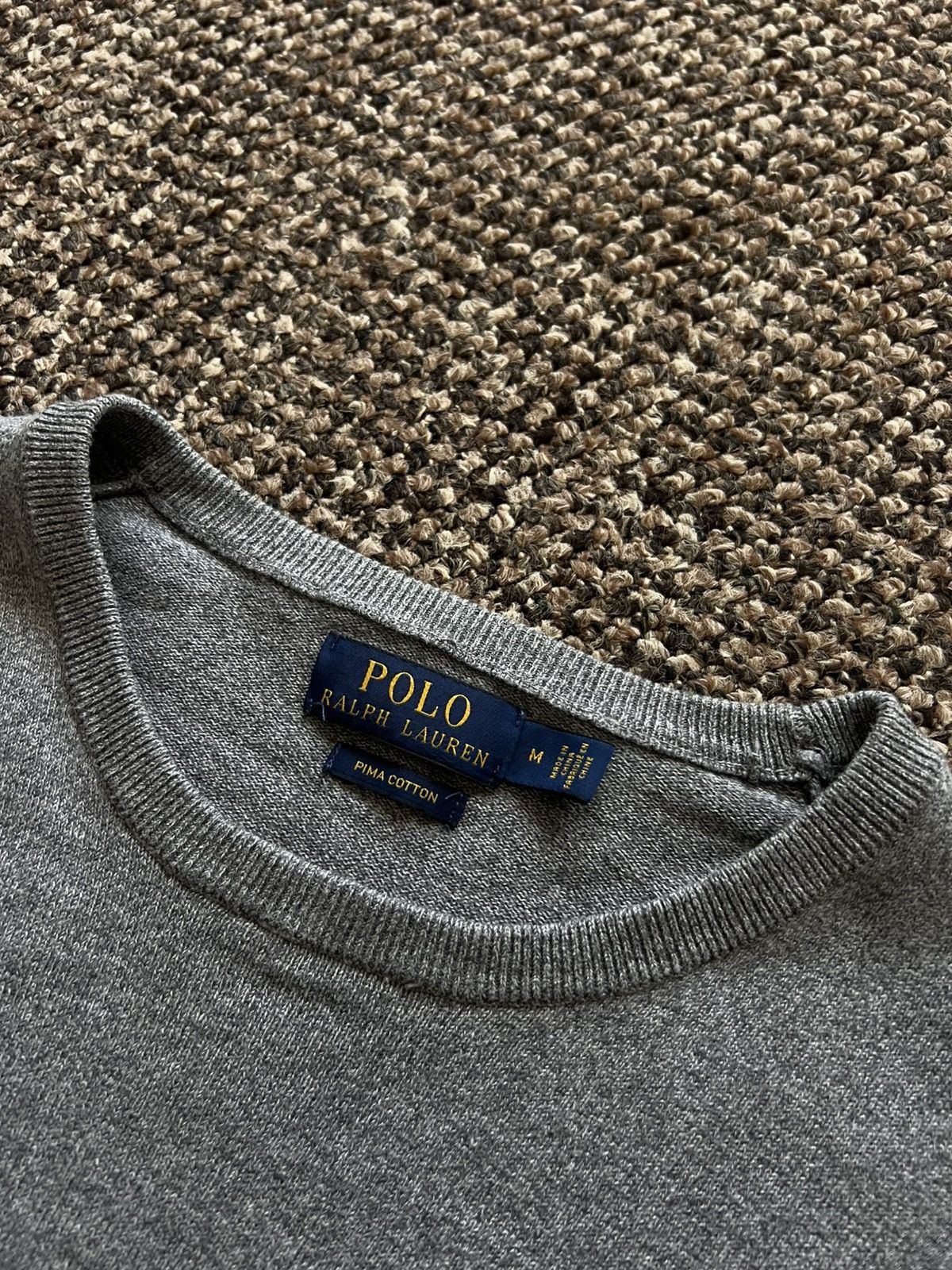 Polo Ralph Lauren POLO RALPH LAUREN GREY SWEATER JUMPER Size US M / EU 48-50 / 2 - 6 Thumbnail