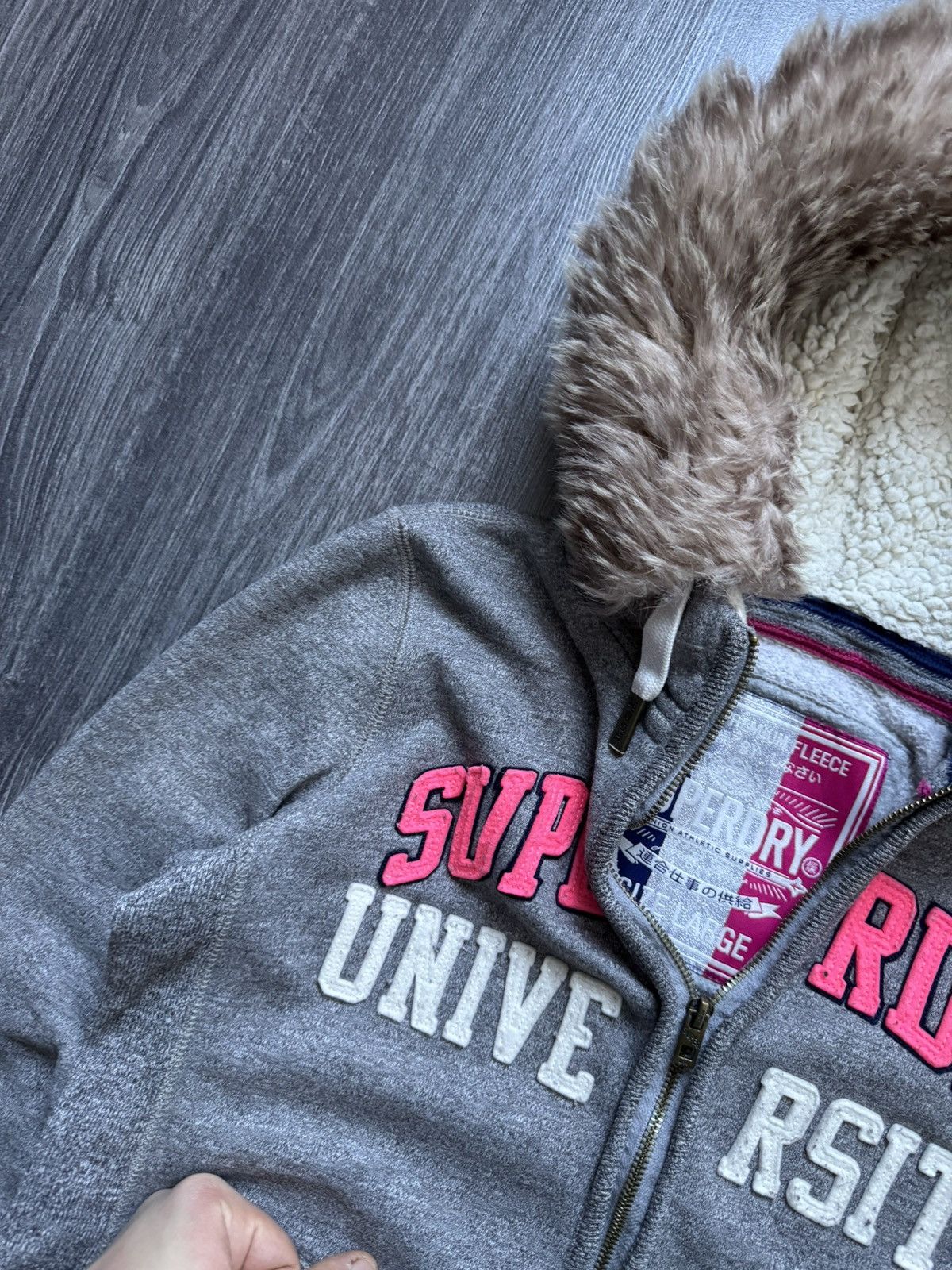 Superdry Vintage Super Dry Fur Hoodie Size US S / EU 44-46 / 1 - 6 Thumbnail