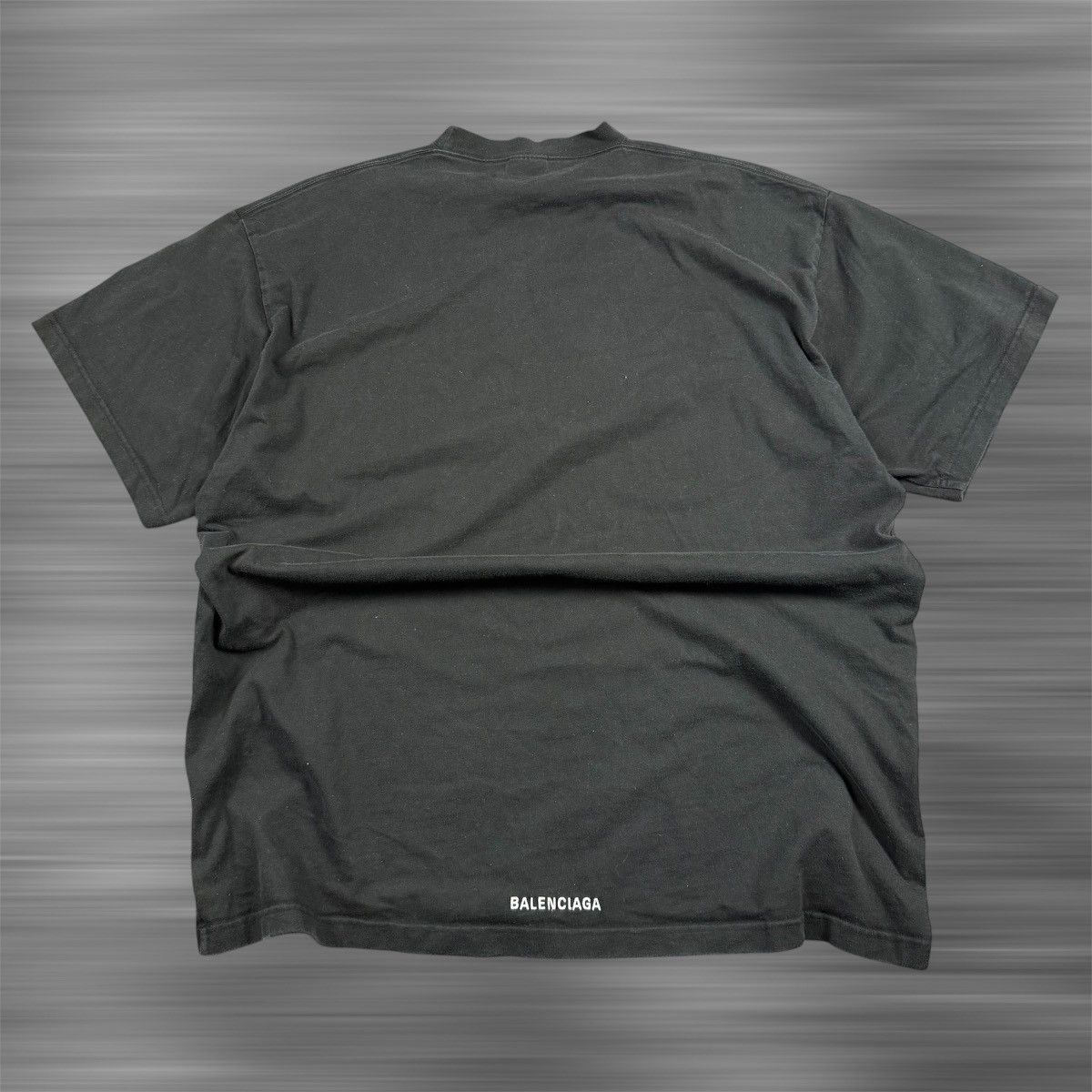 Balenciaga Balenciaga Back Logo ‘Black’ T-Shirt Size US XXL / EU 58 / 5 - 1 Thumbnail