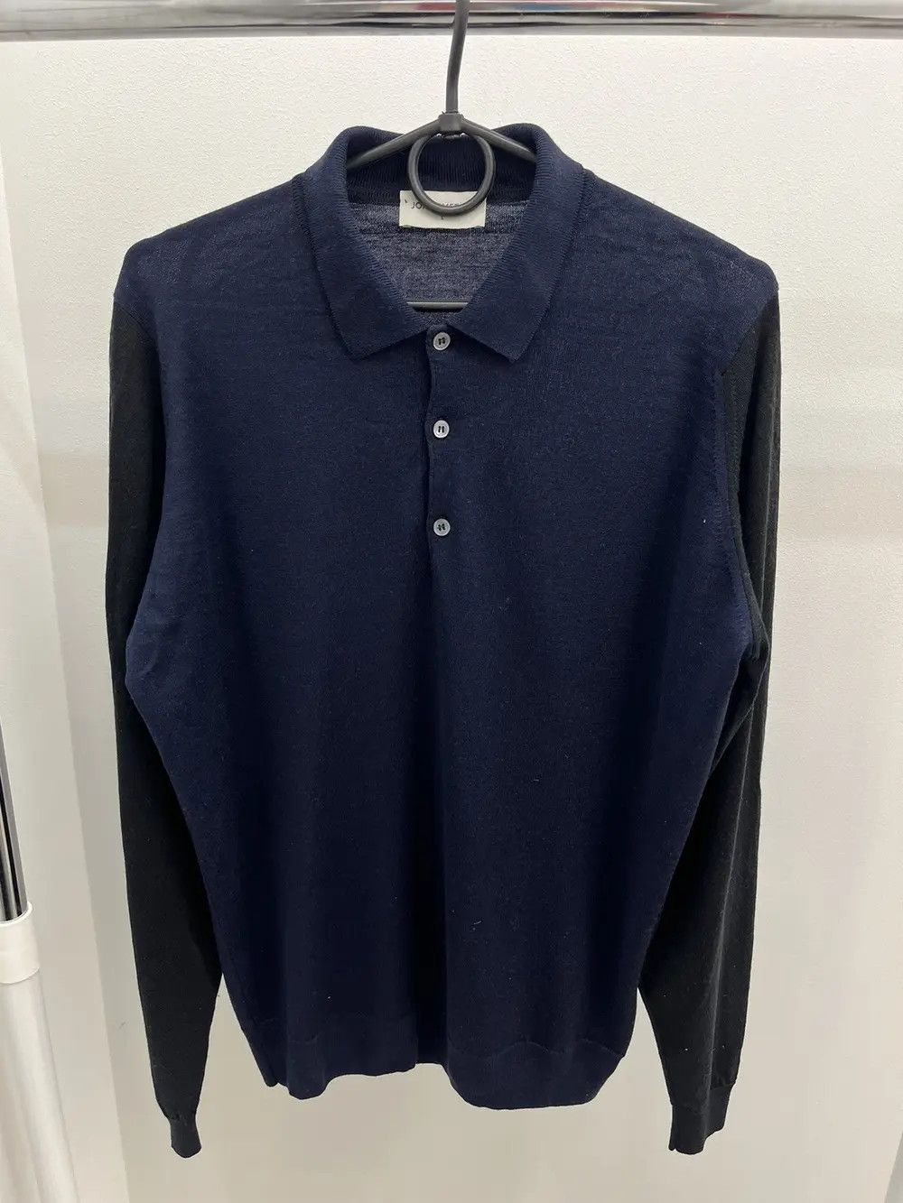 John Smedley John Smedley Merino Wool Button Up Sweater Size US L / EU 52-54 / 3 - 1 Thumbnail