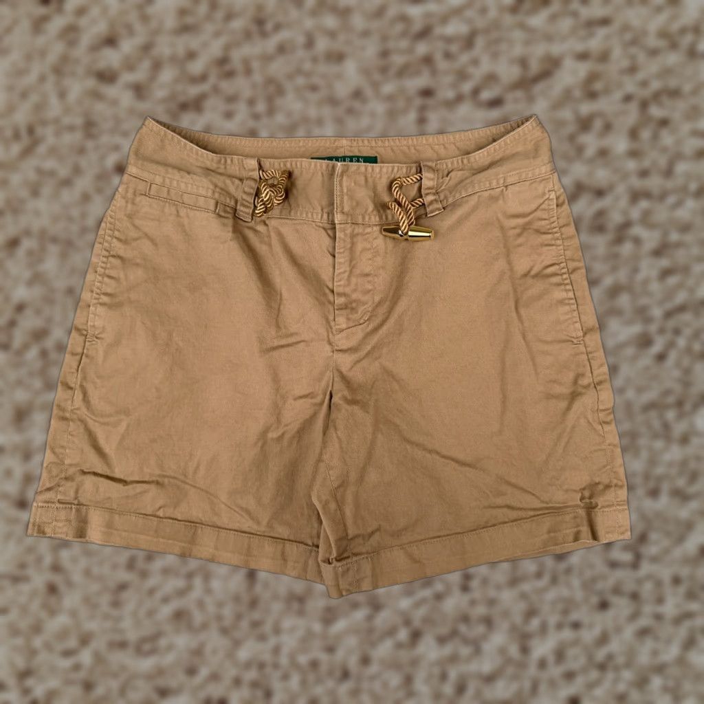 Ralph Lauren VINTAGE Lauren Ralph Lauren Shorts Women 2P Beige Chino LRL Cotton Hike Camp Size 26" / US 2 / IT 38 - 1 Thumbnail