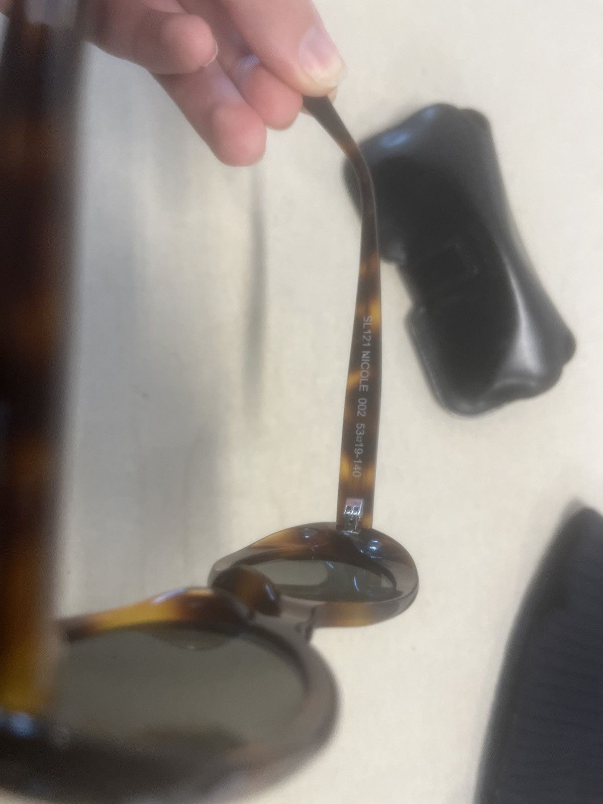 Saint Laurent Paris Saint Laurent Nicole Sunglasses Size ONE SIZE - 6 Thumbnail
