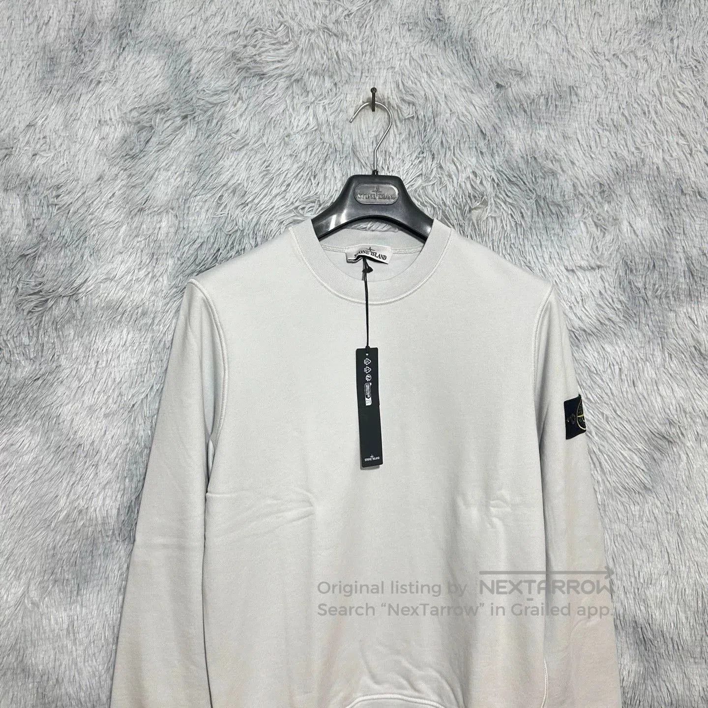 Stone Island stone island crewneck sweatshirt ice frost blue. Size US XL / EU 56 / 4 - 3 Thumbnail