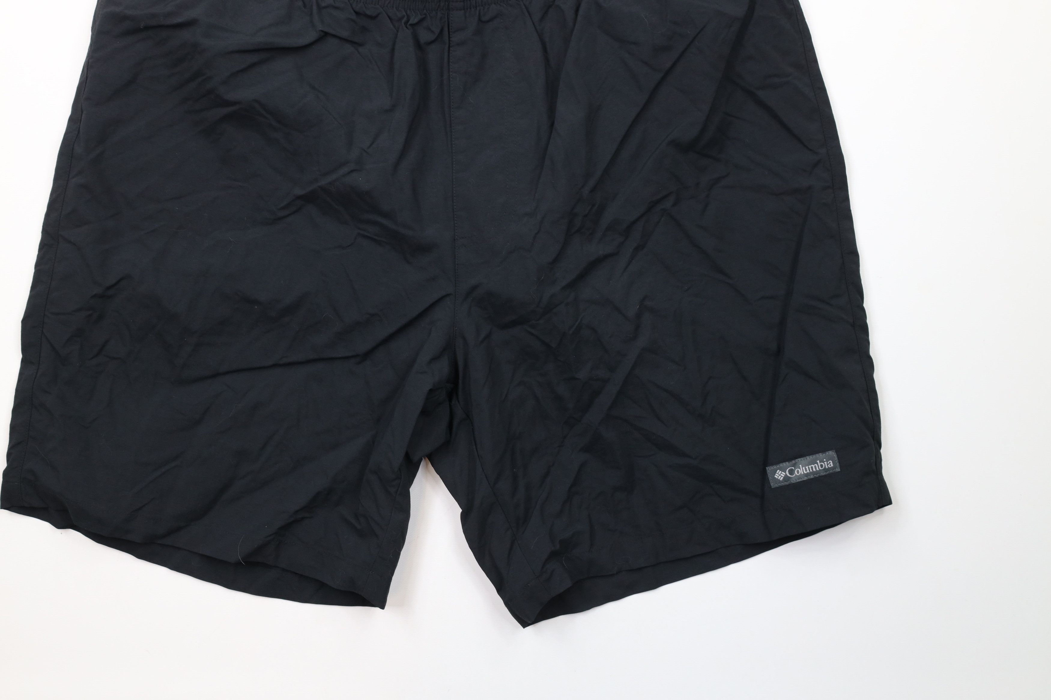 Columbia × Vintage Vintage Columbia Out Box Logo Lined Above Knee Shorts Black Size US 34 / EU 50 - 4 Thumbnail