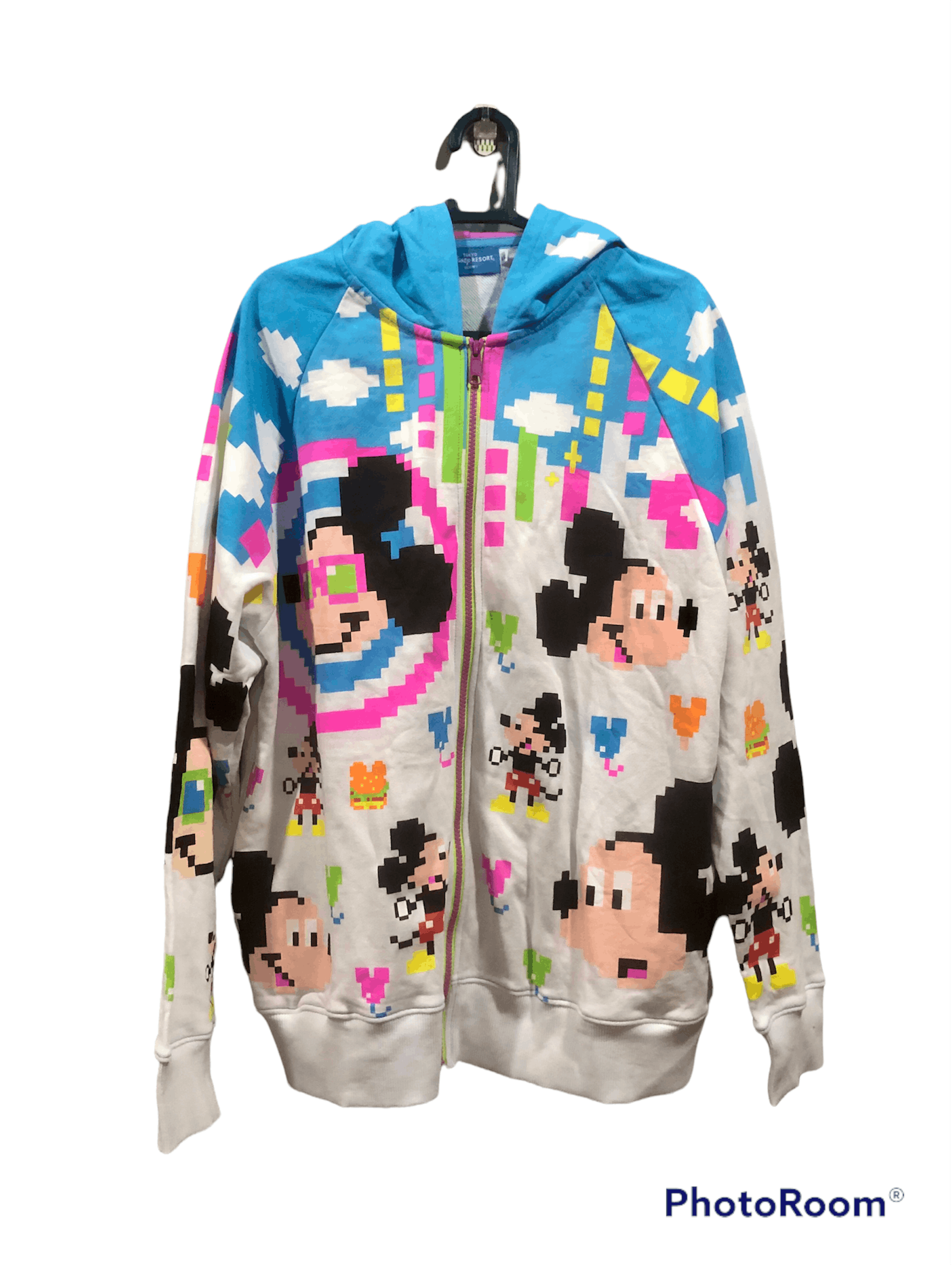 Mickey Mouse Disney Mickey Mouse Mosaic All Over Print Hoodie Jacket Size US L / EU 52-54 / 3 - 1 Thumbnail