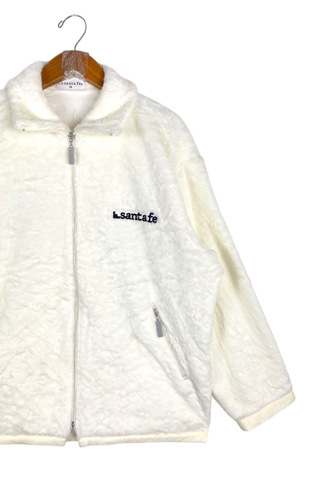 Japanese Brand Rare‼️ Santa Fe Knitted Fleece Big Logo Made in Japan Size US M / EU 48-50 / 2 - 5 Thumbnail