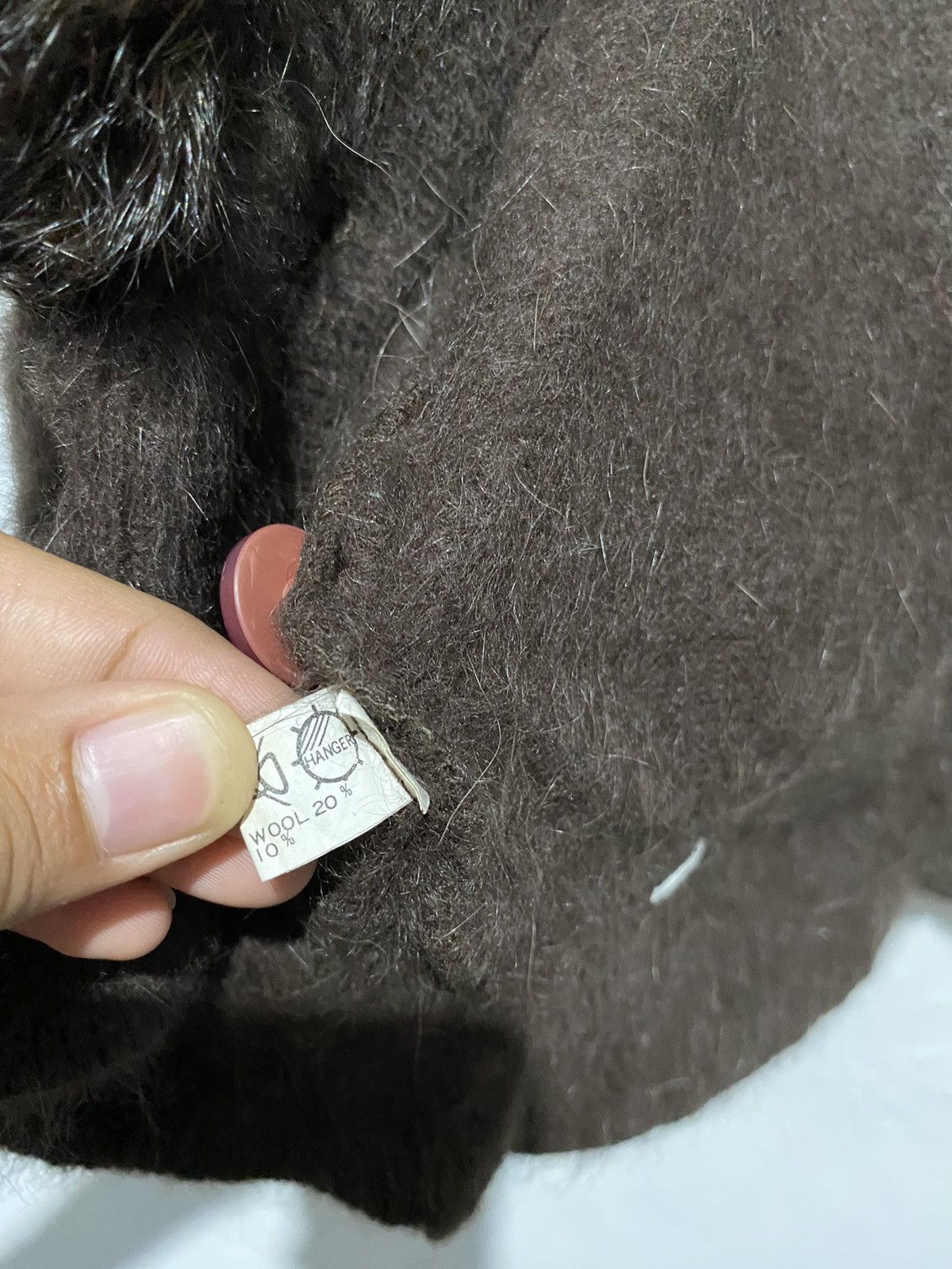 If Six Was Nine × Japanese Brand × Le Grande Bleu (L.G.B.) Vintage ma dang faux fur cardigan Size US L / EU 52-54 / 3 - 3 Thumbnail