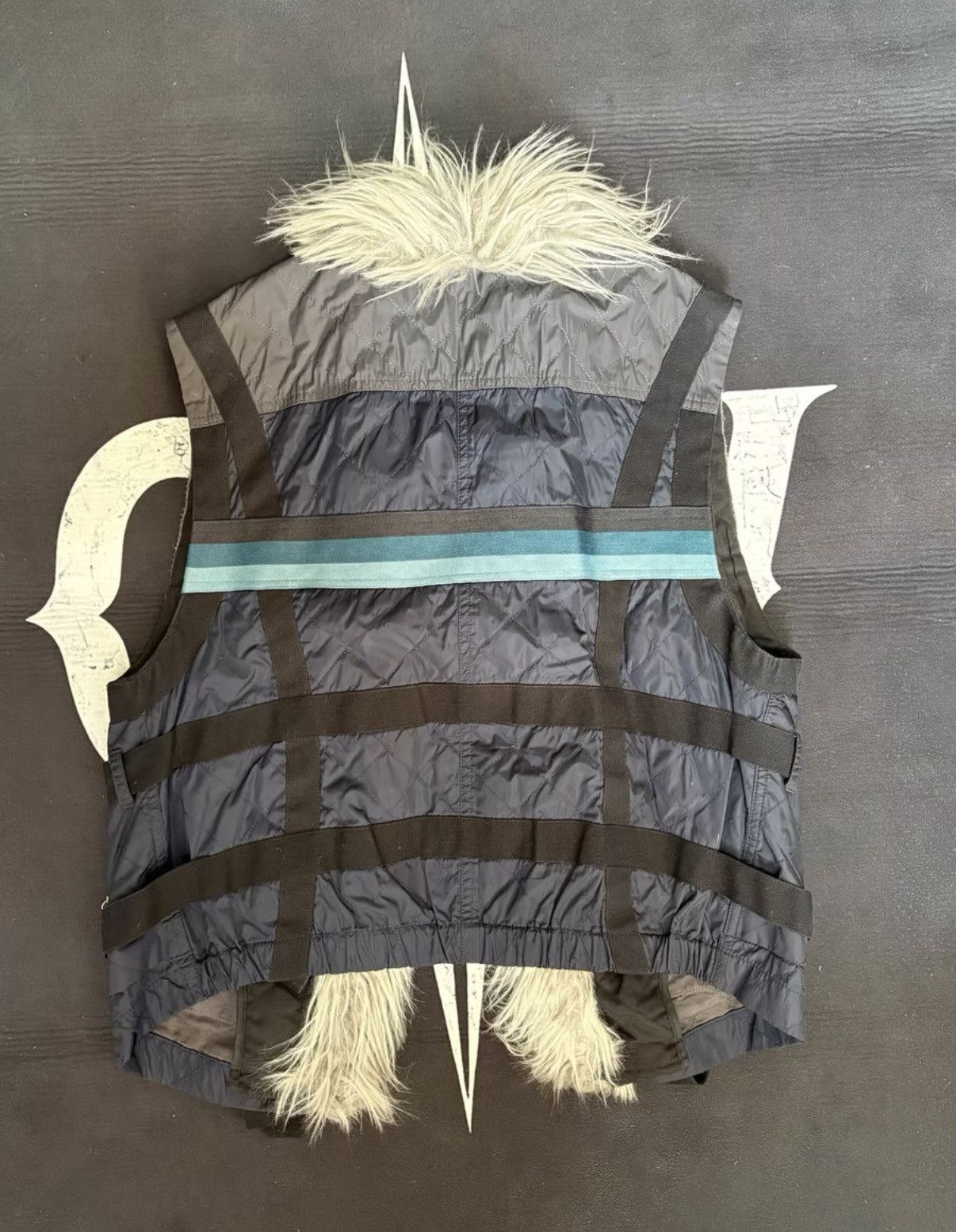 Dries Van Noten Dries Van Noten 14AW DVN Paneled Ribbon Vest Size US M / EU 48-50 / 2 - 2 Thumbnail