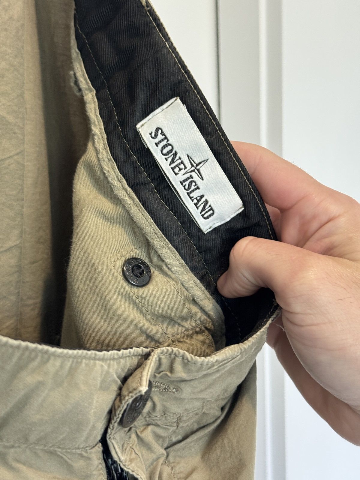 Stone Island Stone Island Green Khaki Bermuda Cargo Shorts Sz 36 Type RE Size US 36 / EU 52 - 7 Thumbnail