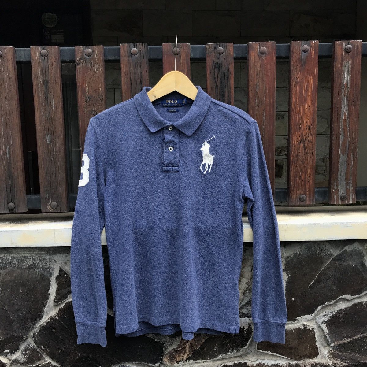 Polo Ralph Lauren × Ralph Lauren × Vintage RUGBY POLO RALPH LAUREN NUMBER 3 Size US M / EU 48-50 / 2 - 1 Thumbnail