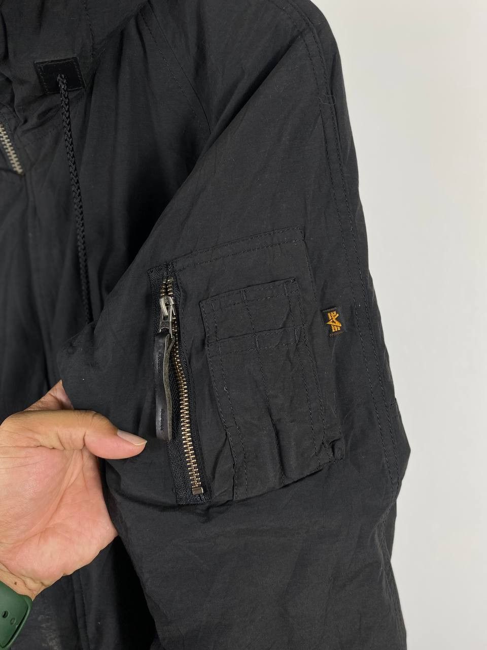 Alpha Industries vintage alpha industries long bomber jacket nice design Size US M / EU 48-50 / 2 - 7 Thumbnail