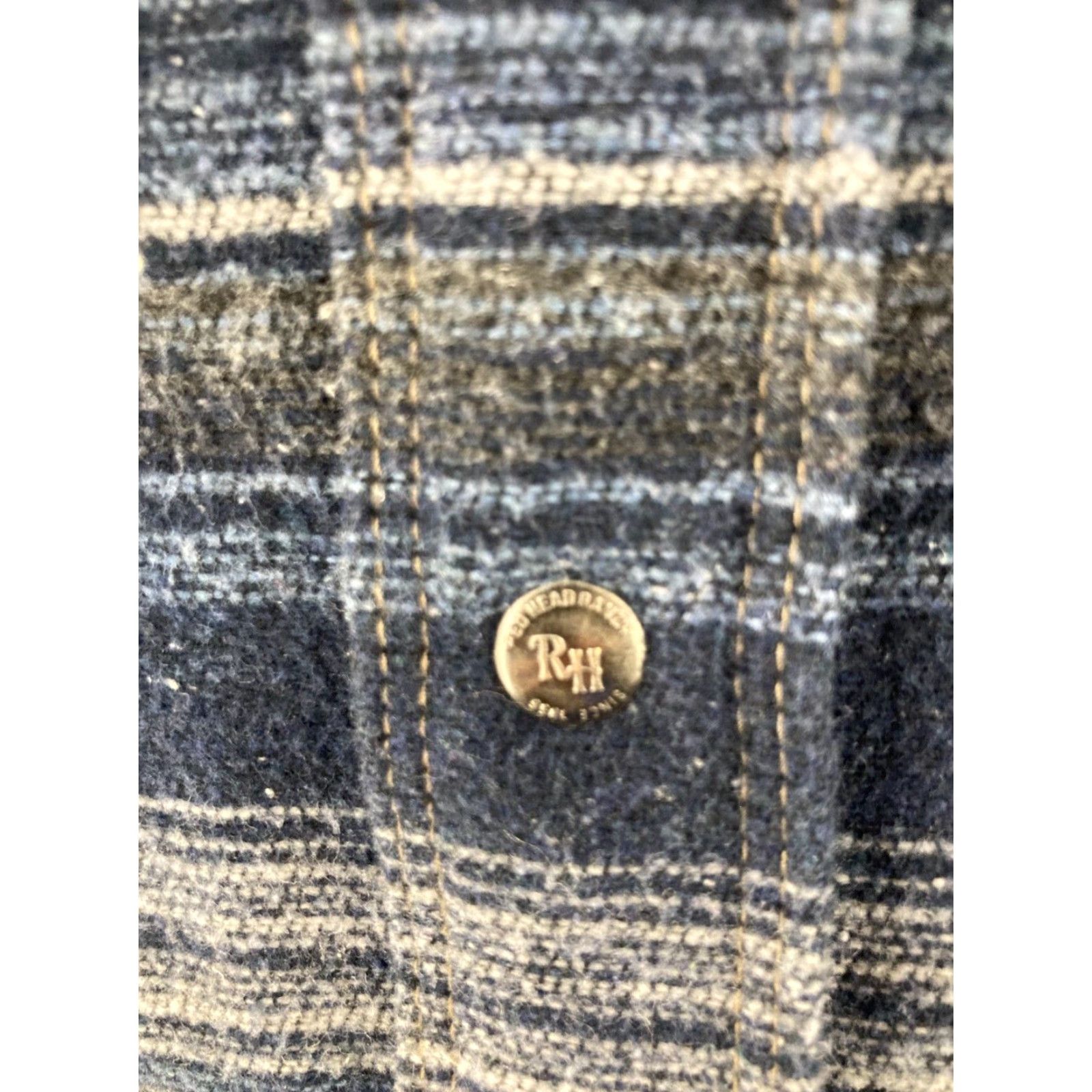 Vintage Vintage Red Head Ranch Men's 2XLT Cotton Long Sleeve Button-Front Rockabilly Shirt Size US XXL / EU 58 / 5 - 7 Thumbnail