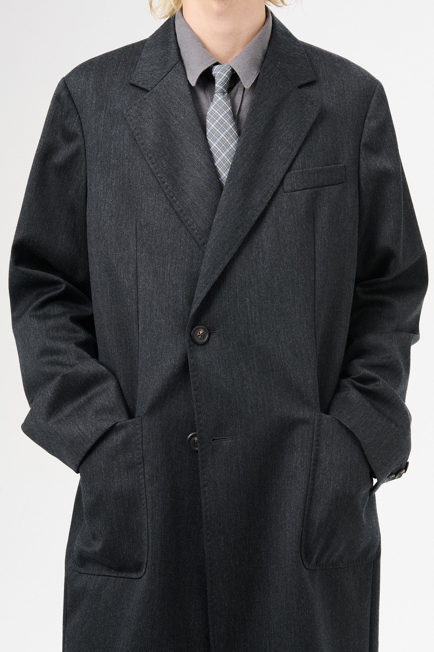 Our Legacy Our Legacy Robe Overcoat Charcoal Wool Size 50 Size US M / EU 48-50 / 2 - 6 Thumbnail