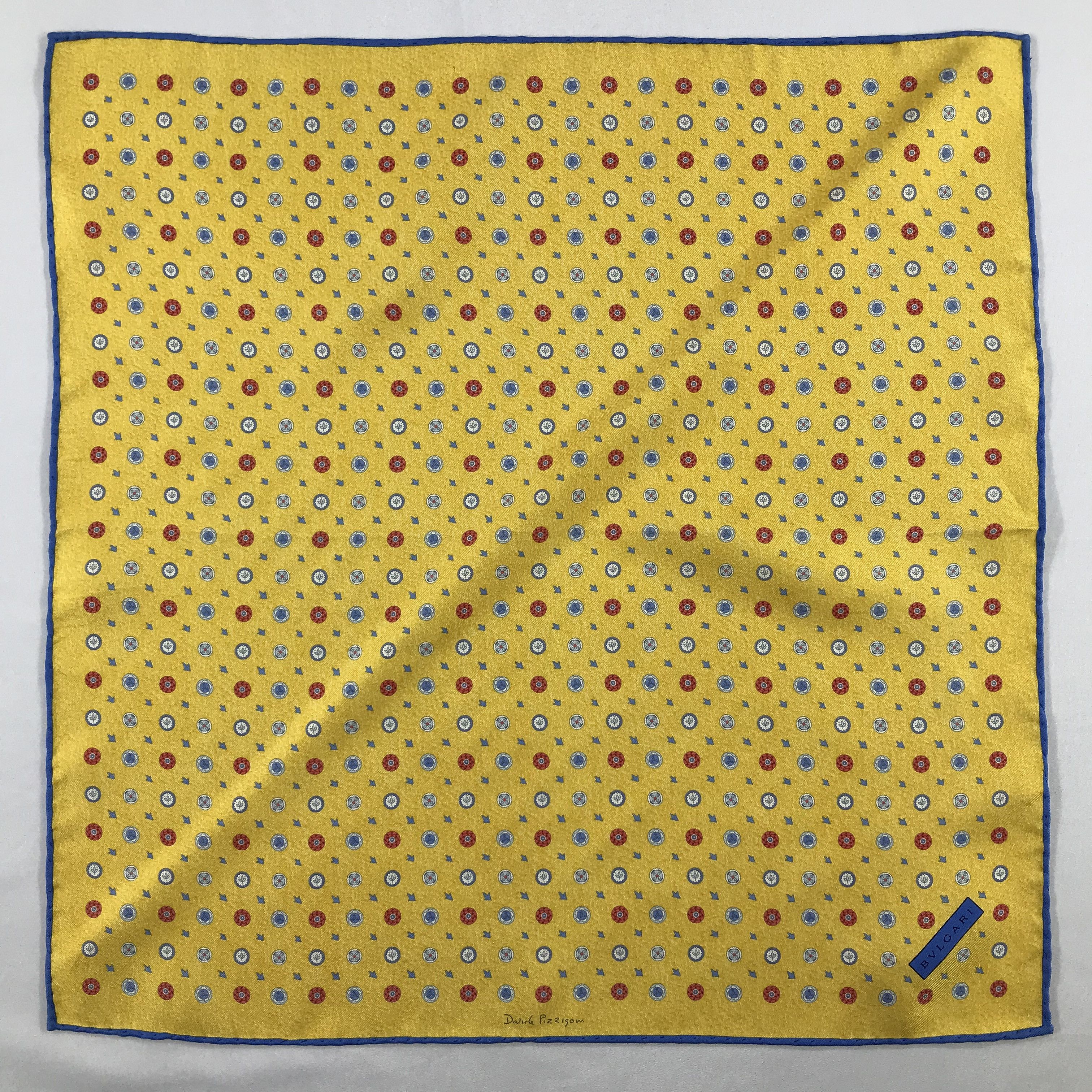 Bvlgari × Vintage Bvlgari Bandana / Handkerchief / Neckerchief - S2440 Size ONE SIZE - 1 Thumbnail