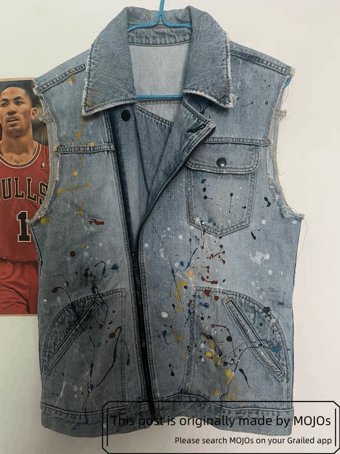 Sz 2 Number Nine 06SS Splash Denim Vest mojos2107110
