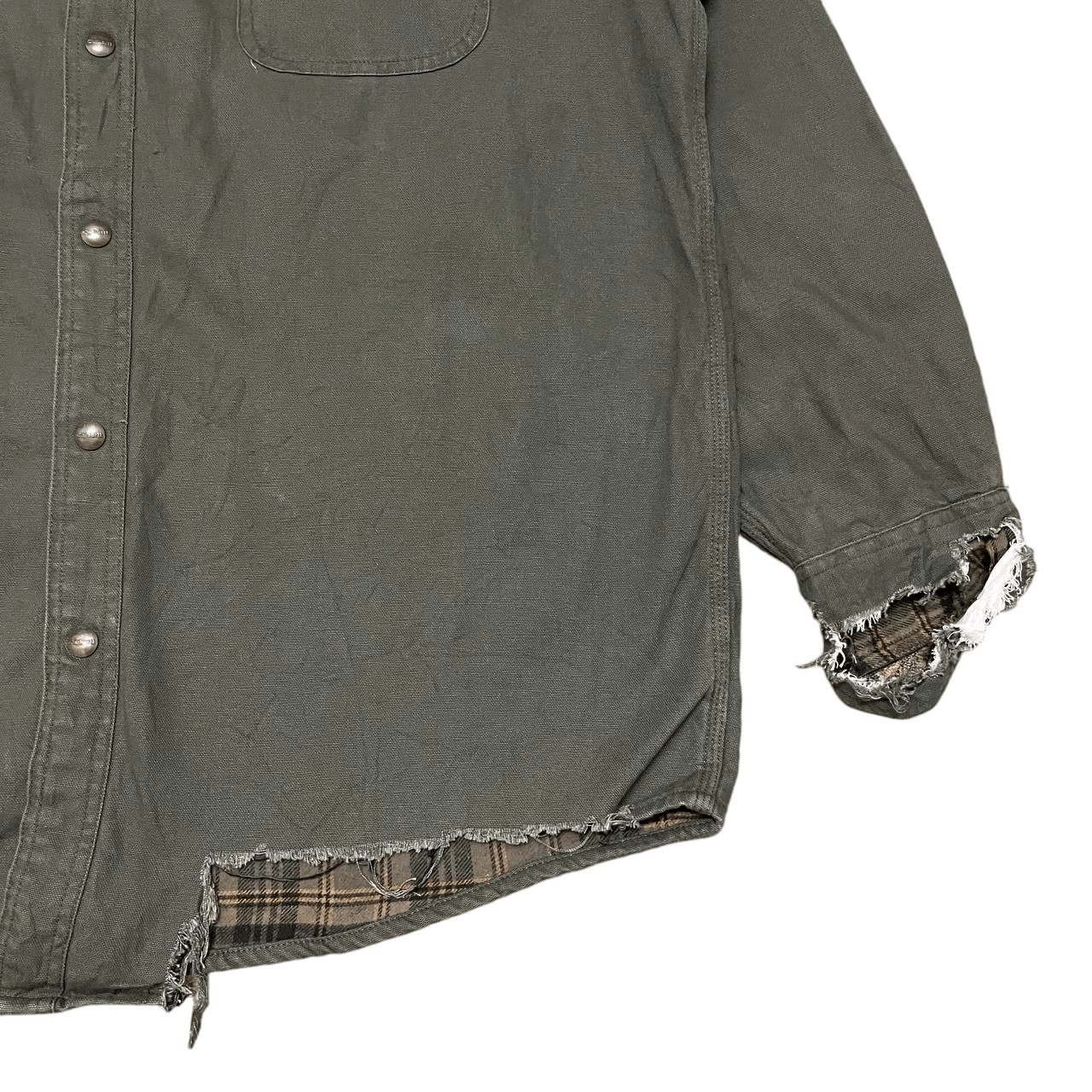 Carhartt Vintage S296MOS Carhartt Work Jacket Thrashed Size US XL / EU 56 / 4 - 5 Thumbnail