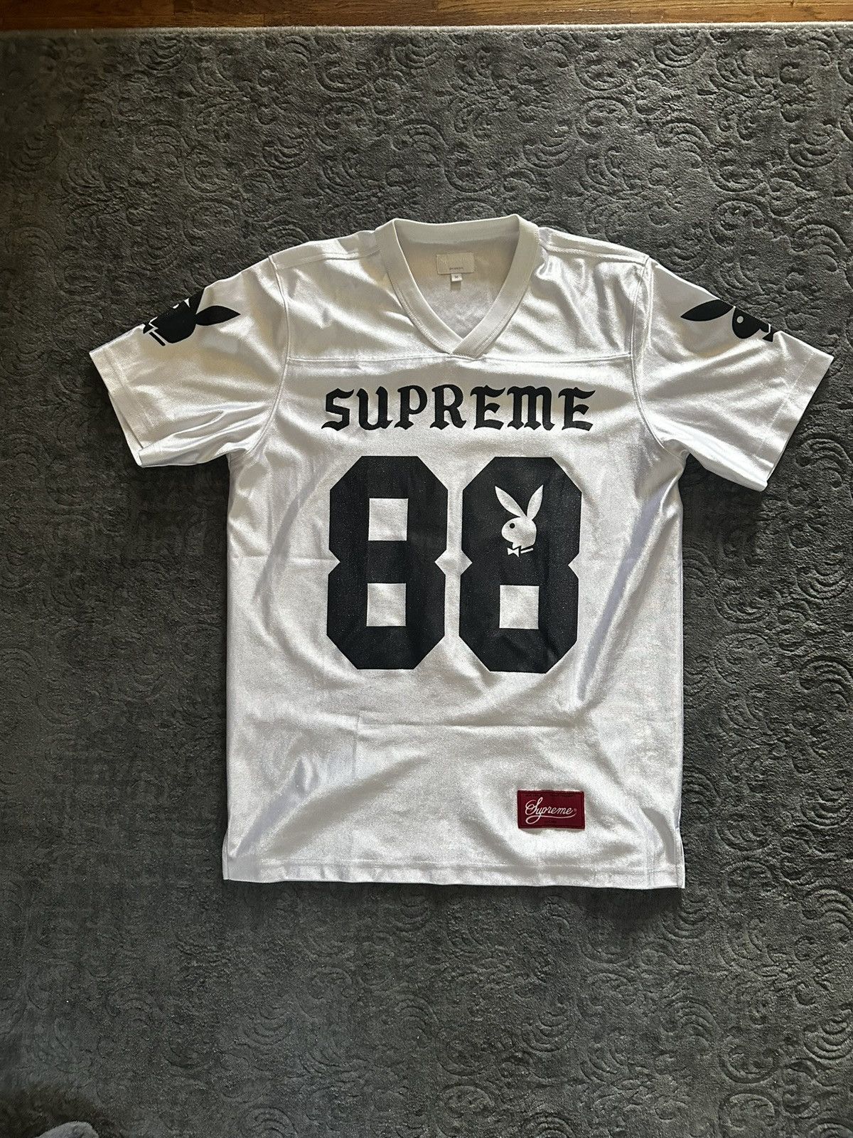 Playboy × Supreme Supreme Playboy Football Jersey SS12 Size Medium Size US M / EU 48-50 / 2 - 1 Thumbnail