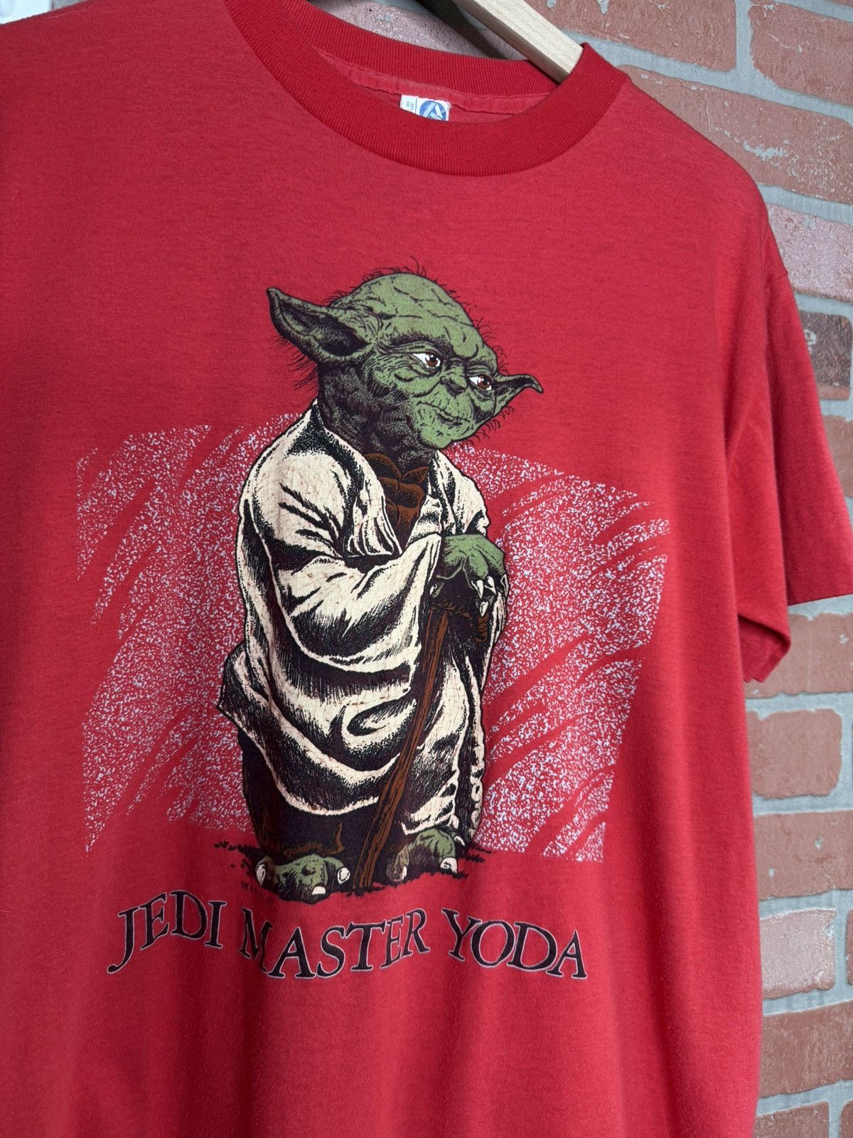 Vintage Vintage 80’s Yoda Star Wars T-Shirt Size Medium Size US M / EU 48-50 / 2 - 2 Thumbnail