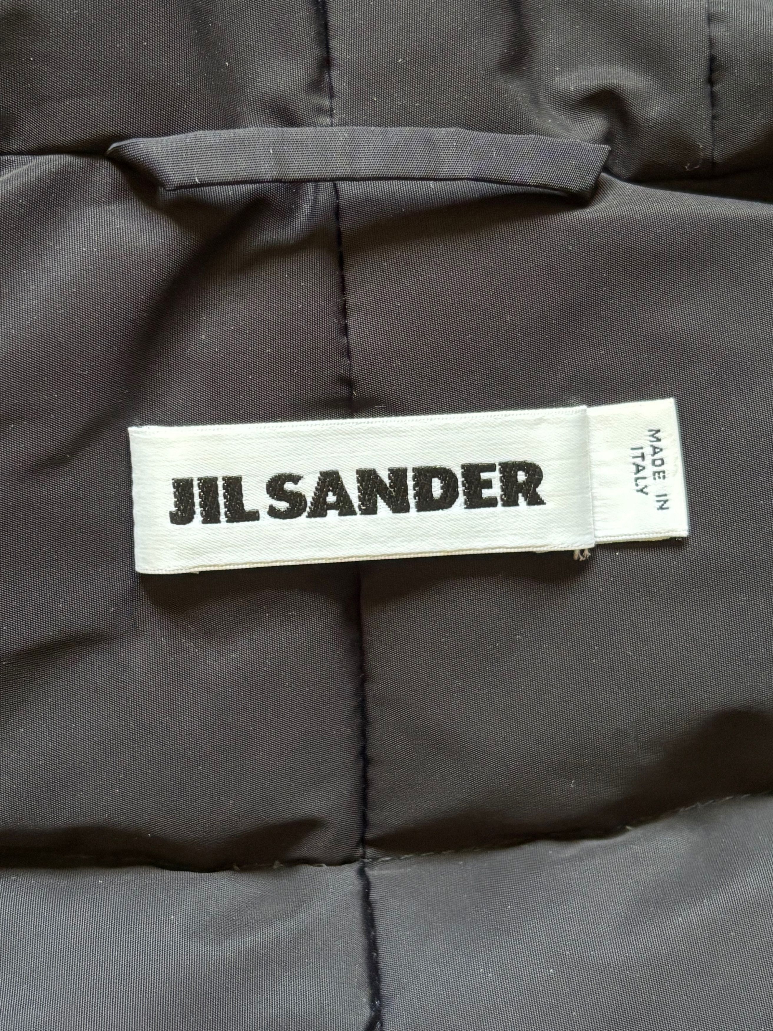 Jil Sander Jil Sander mainline womens black nylon puffer coat Size L / US 10 / IT 46 - 4 Thumbnail