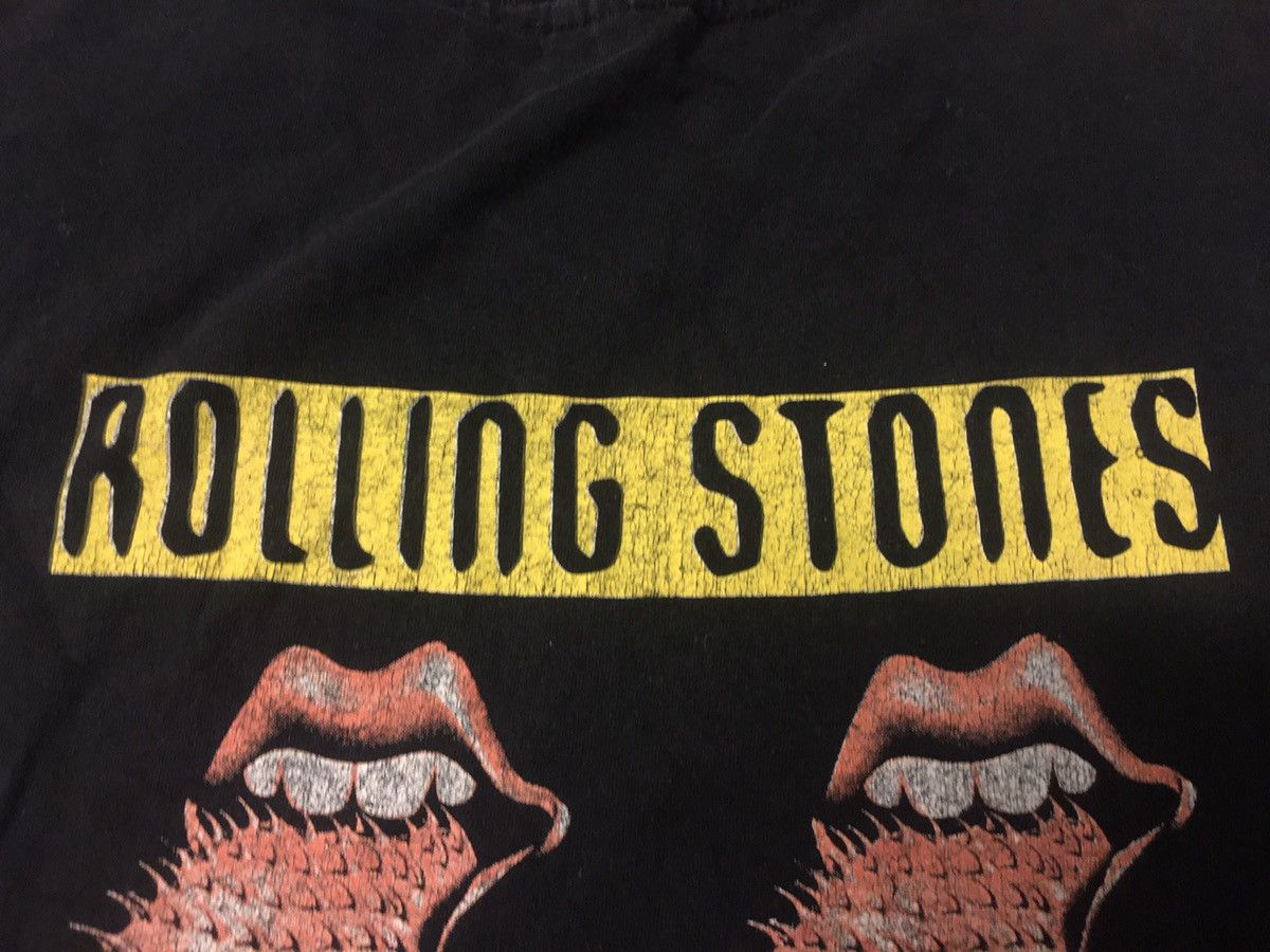Band Tees × Vintage Vintage 90s The Rolling Stones t shirt Voodoo Lounge Black Size US XL / EU 56 / 4 - 13 Thumbnail