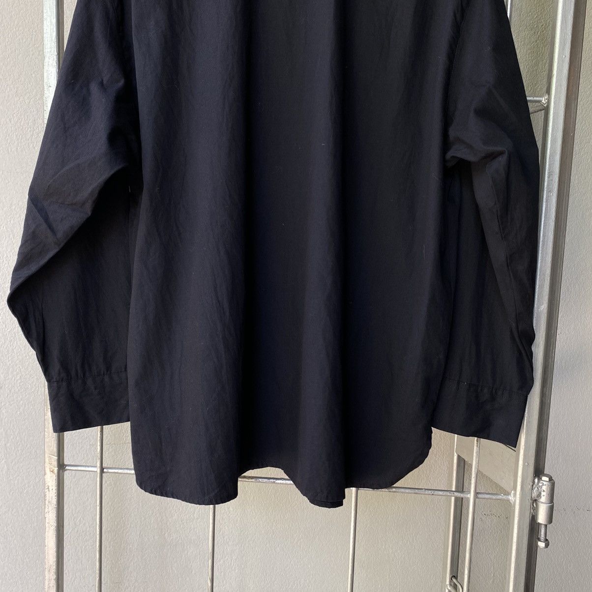 Moschino MOSCHINO Black Moschino Logo Collar Shirt Size L / US 10 / IT 46 - 6 Thumbnail