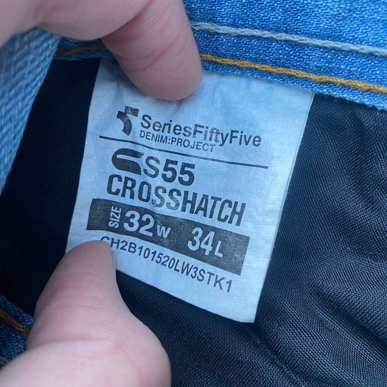 If Six Was Nine Vintage Japan Crosshatch Jeans Crazy W32xL34 Y2K 00s USA Size US 32 / EU 48 - 7 Thumbnail