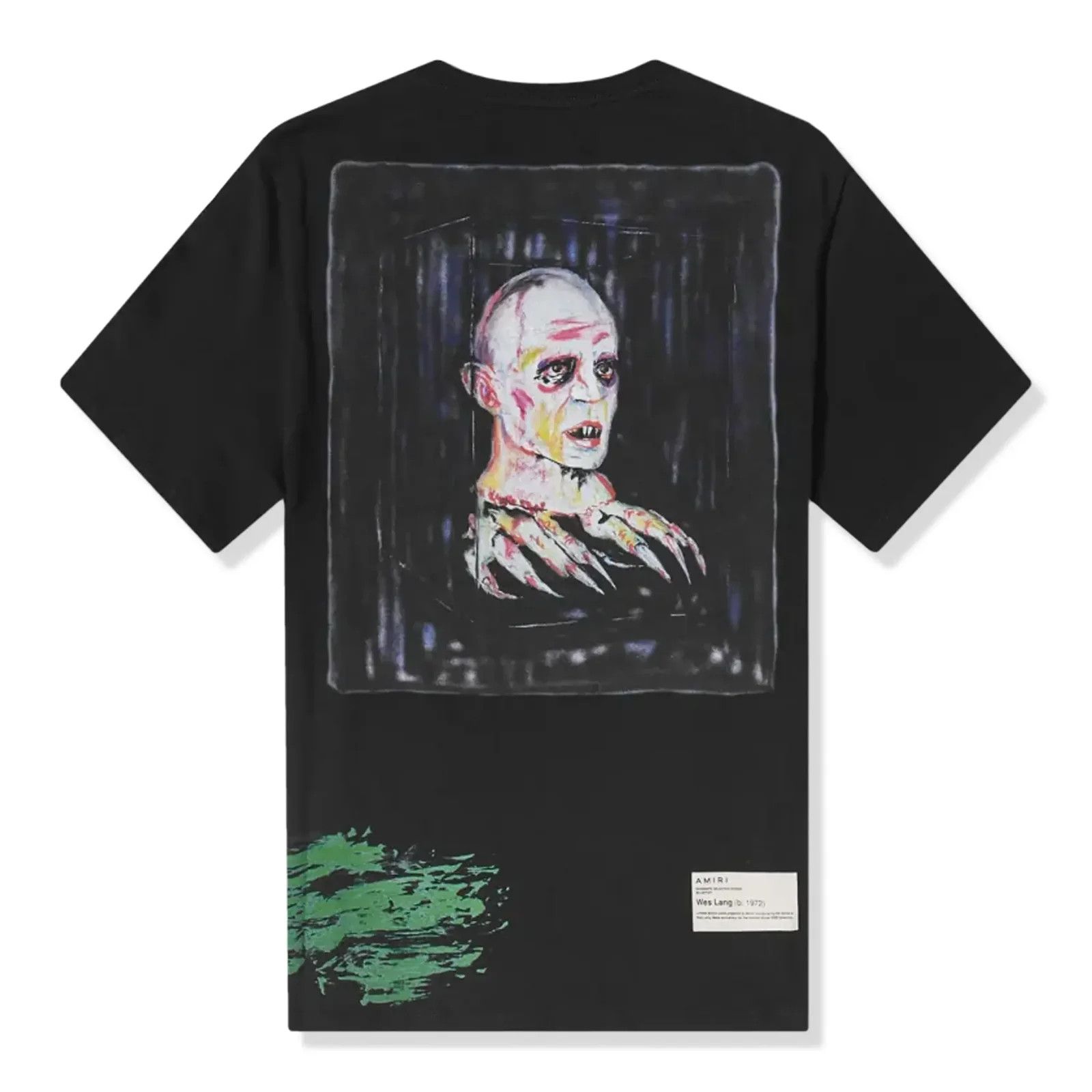 Amiri × Wes Lang o1w1db10125 Blood Short Sleeve T-Shirt in Black Size US S / EU 44-46 / 1 - 2 Thumbnail