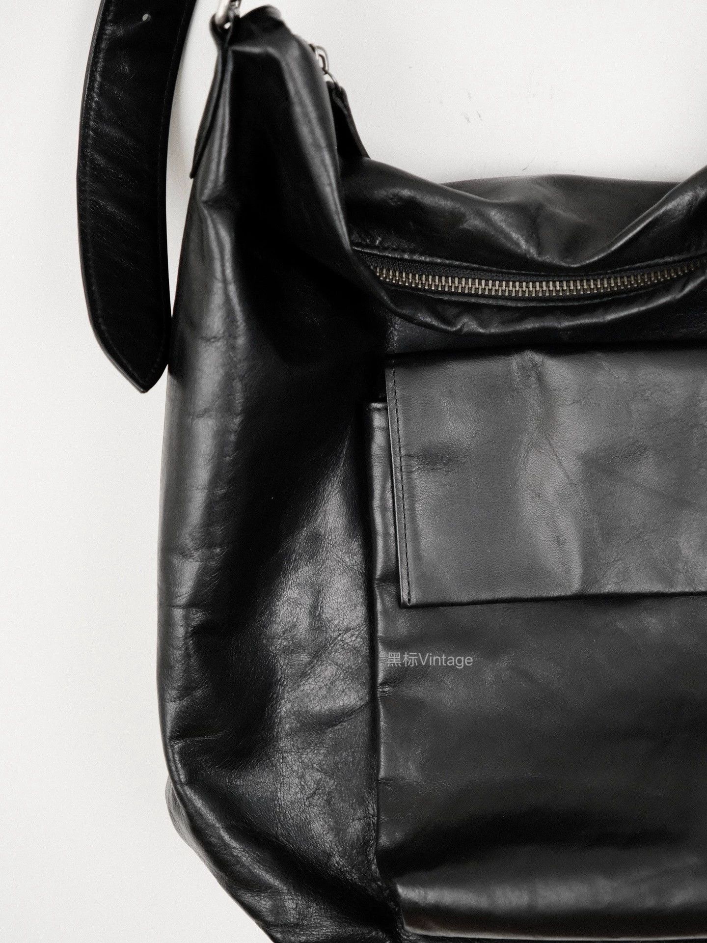Yohji Yamamoto Yohji 17AW Vintage Horsehide Crossbody Bag Men's 9/10 Size ONE SIZE - 4 Thumbnail