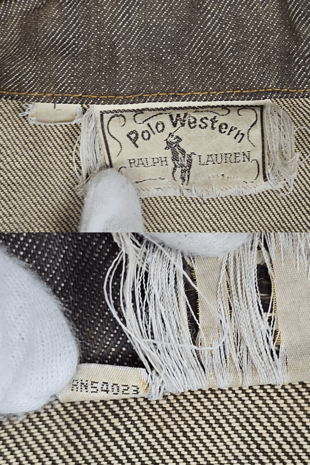 Polo Ralph Lauren 1987 RL “Polo Western” Pleated Trucker – Sulfur Brown Denim Size US L / EU 52-54 / 3 - 19 Thumbnail