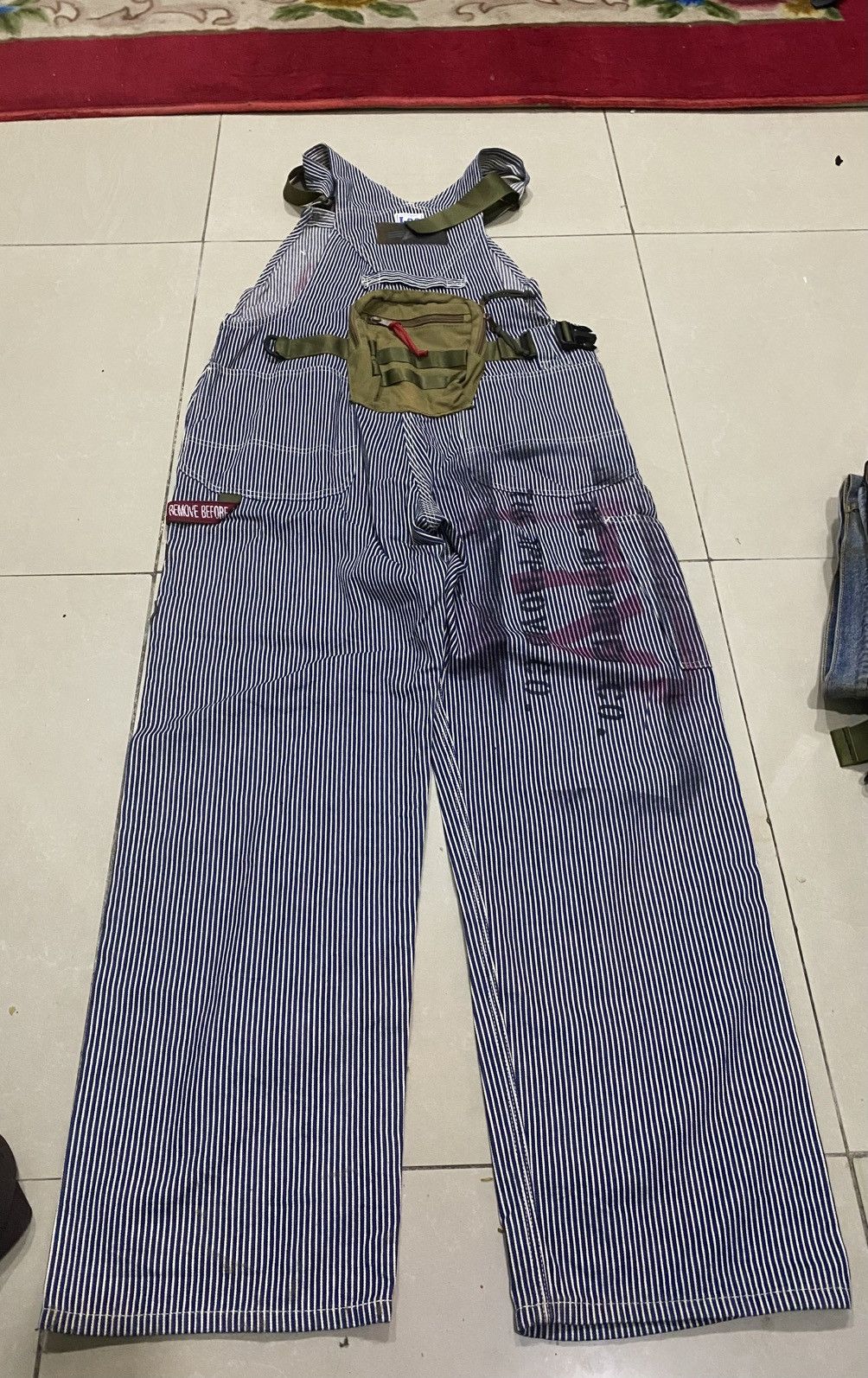 Lee Lee X Alpha Industries Super Rare Collection Overalls Size US 36 / EU 52 - 2 Thumbnail