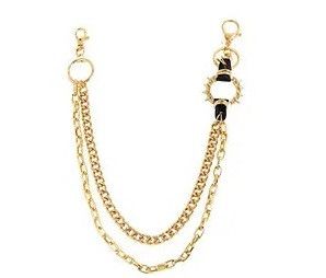 Jewelry Metal Punk Rock Layered Chain Keychains Size ONE SIZE - 2 Thumbnail