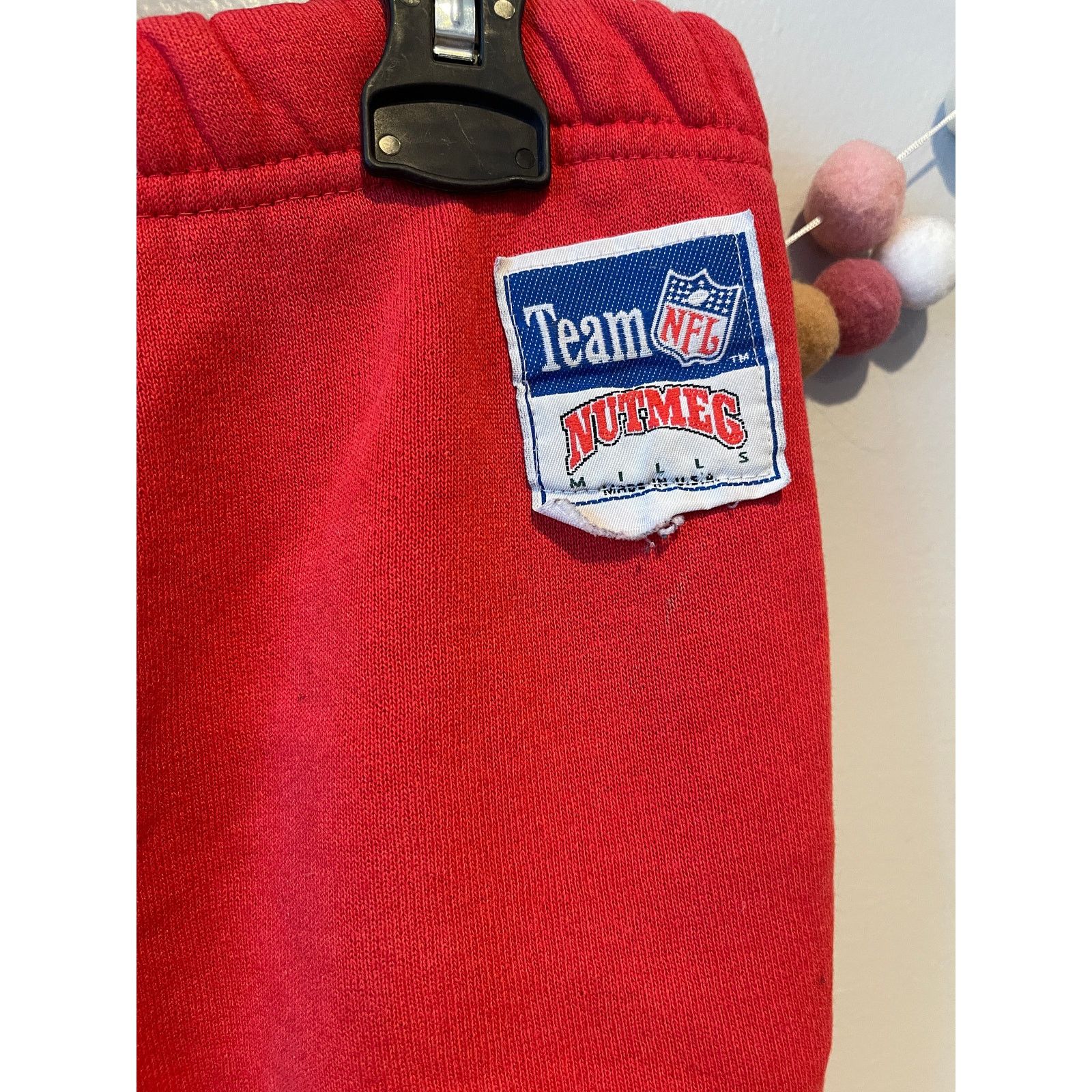 Nutmeg × Vintage Vintage San Francisco 49er NFL Member Club Red Sweatpants Size US 28 / EU 44 - 5 Thumbnail