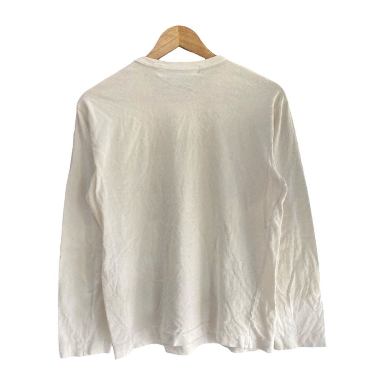 Comme des Garcons PLAY CDG Play Comme des Garçons Red Heart Logo Long Sleeve White Size US M / EU 48-50 / 2 - 2 Thumbnail