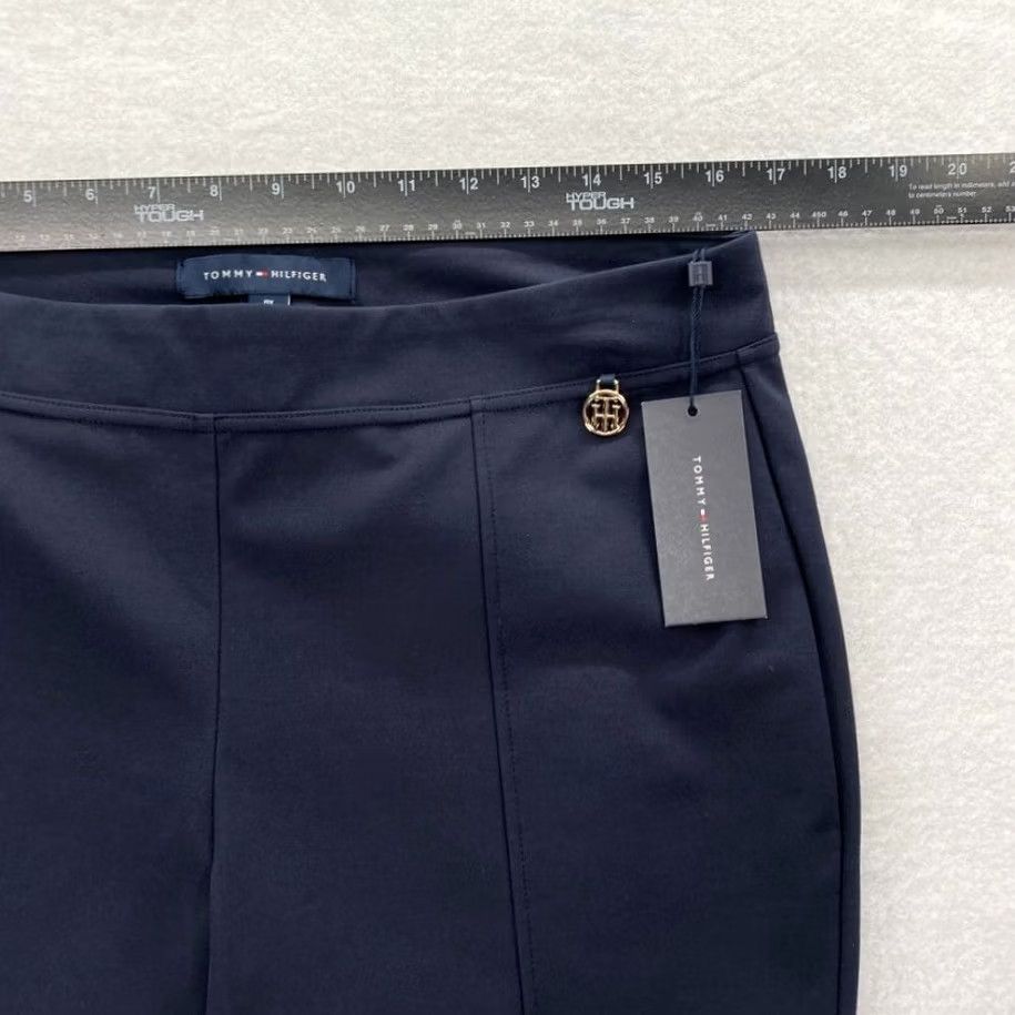 Tommy Hilfiger Tommy Hilfiger Heritage Pants Women's 0X Navy Blue Stretch Pull On Skinny Leg Pants Size 40" / US 18 - 6 Thumbnail