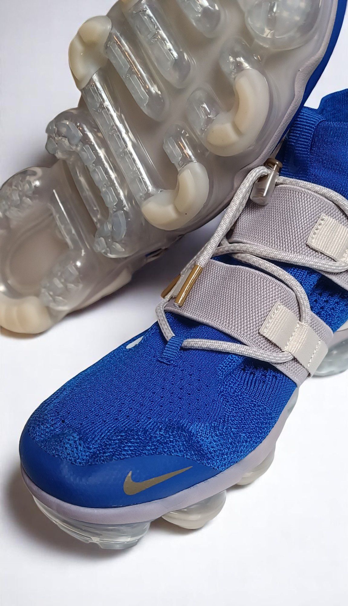 Nike Air Vapormax Flyknit Utility 'Racer Blue Moon Particle' 2018 Size US 8 / EU 41 - 5 Thumbnail