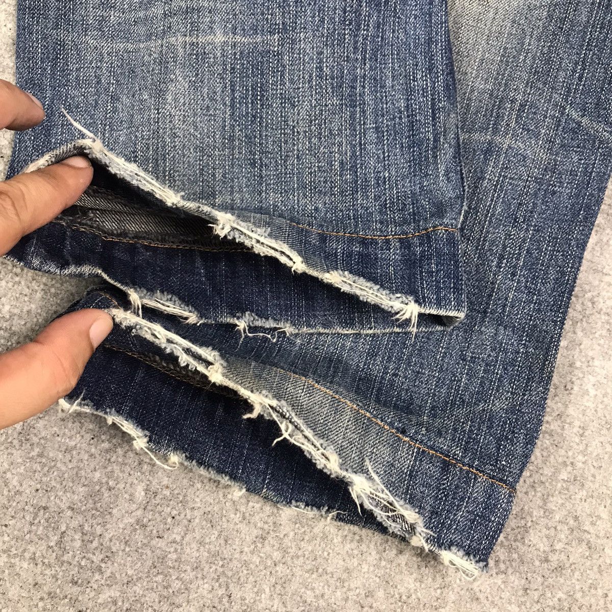 Japanese Brand DISTRESSED JEANS SOUK DENIM PANTS Size US 30 / EU 46 - 12 Thumbnail