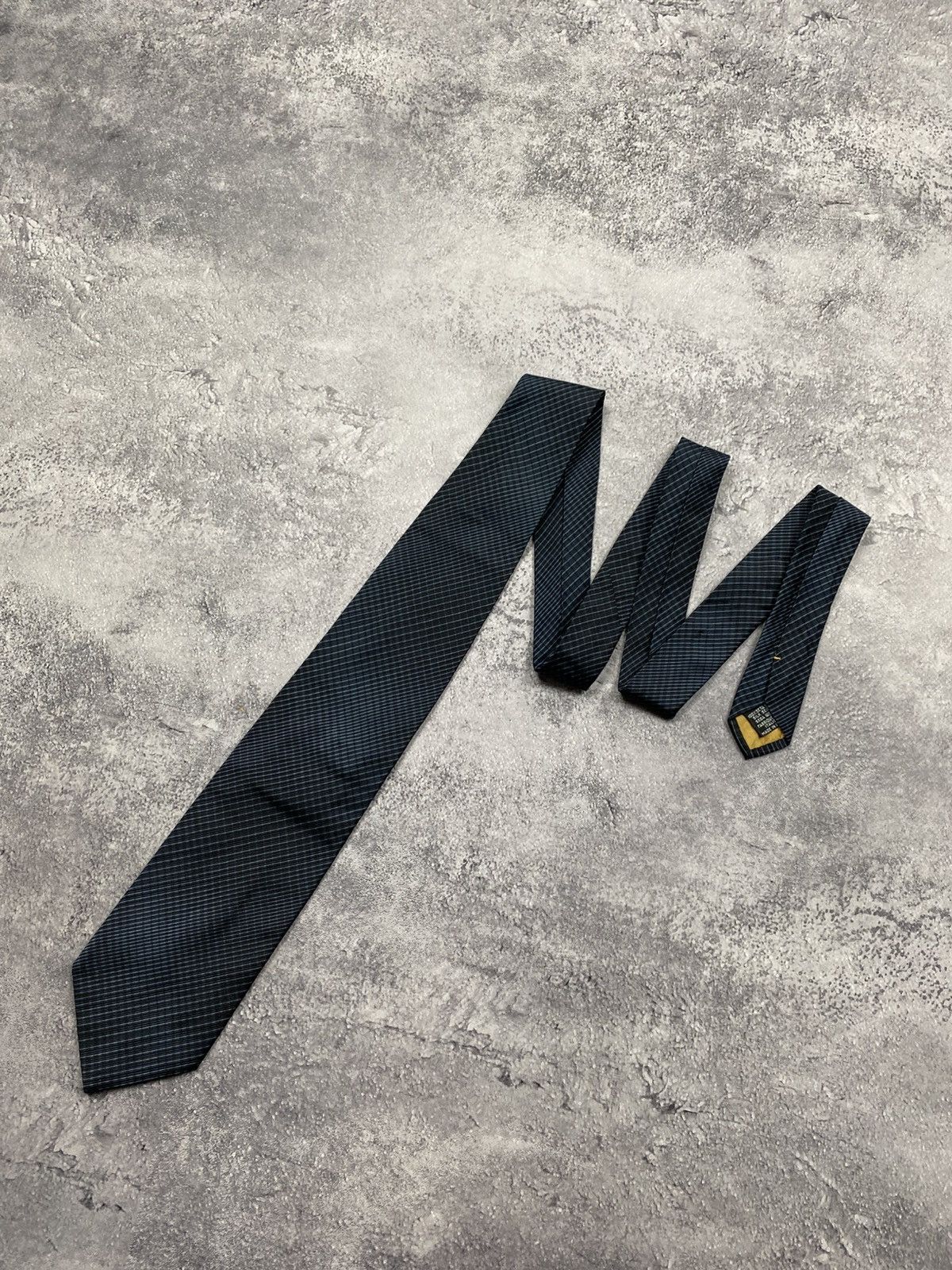 Yves Saint Laurent Vintage Yves Saint Laurent YSL Tie Striped Made in Italy Size ONE SIZE - 4 Thumbnail