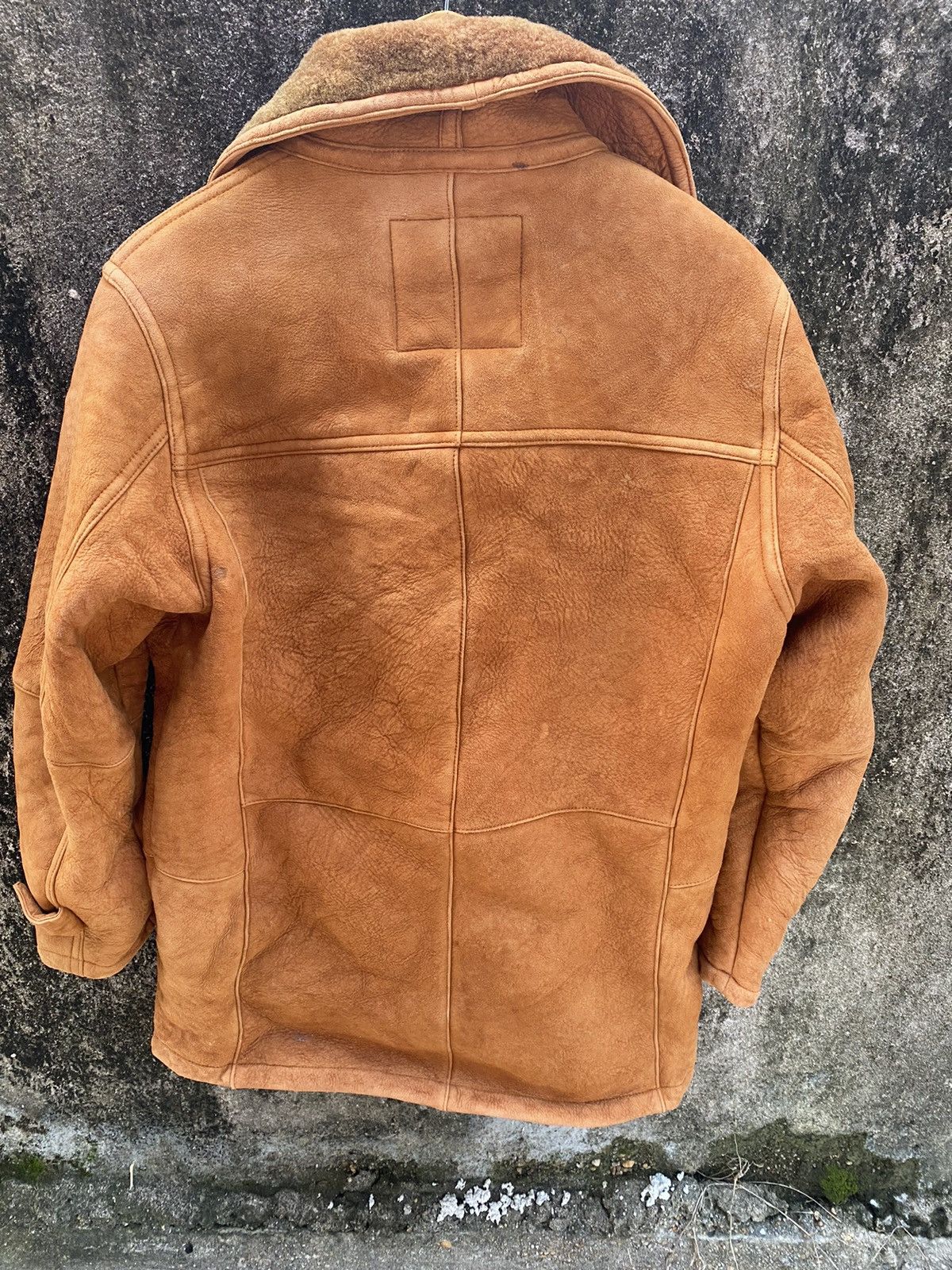 Leather Rare GEORGIA COFFEE Leather Jacket Fleece Inside Full Button Size US L / EU 52-54 / 3 - 5 Thumbnail