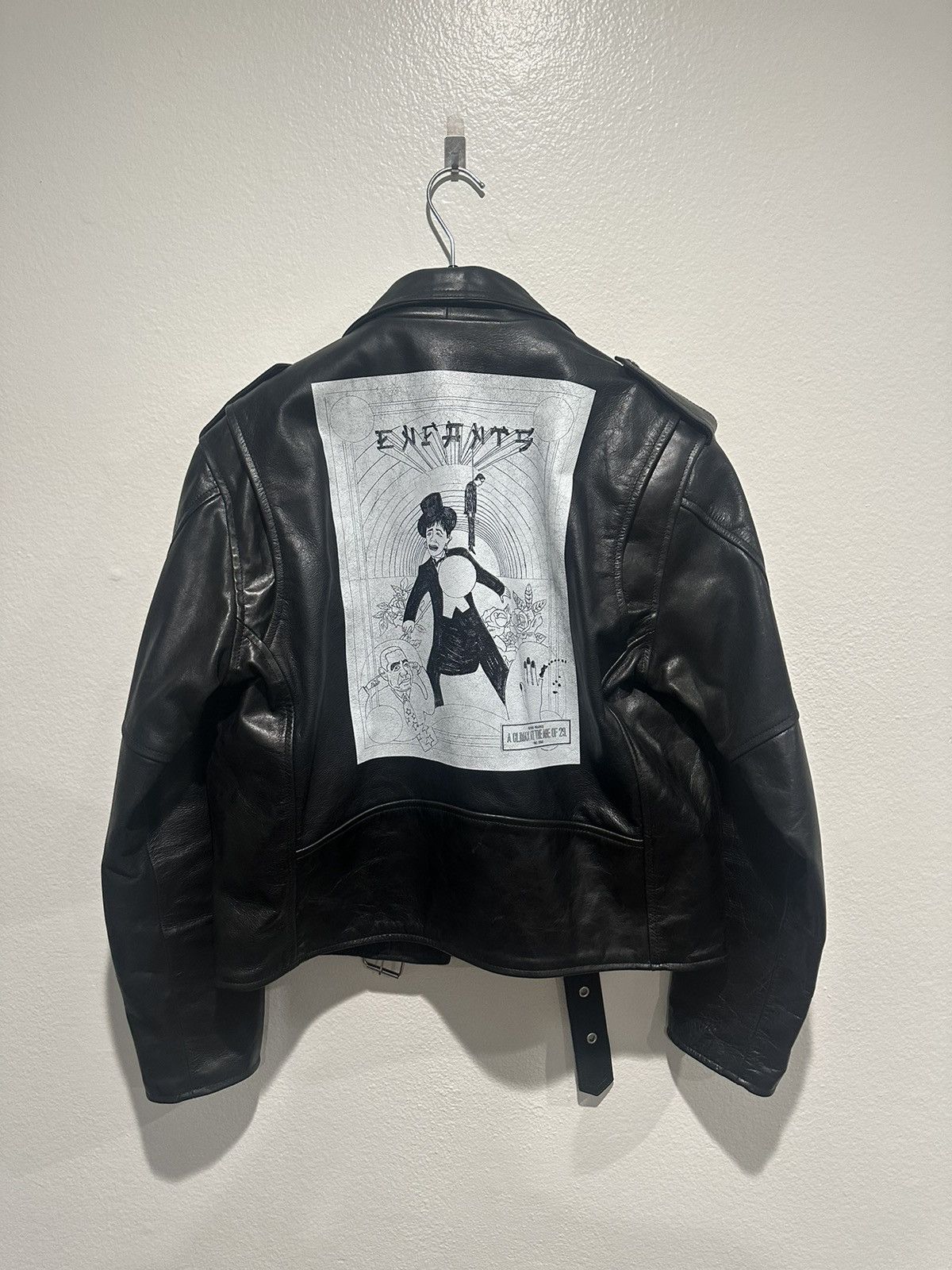 Enfants Riches Deprimes ERD Climax 29 Calfskin Leather Biker Jacket Size US M / EU 48-50 / 2 - 1 Thumbnail