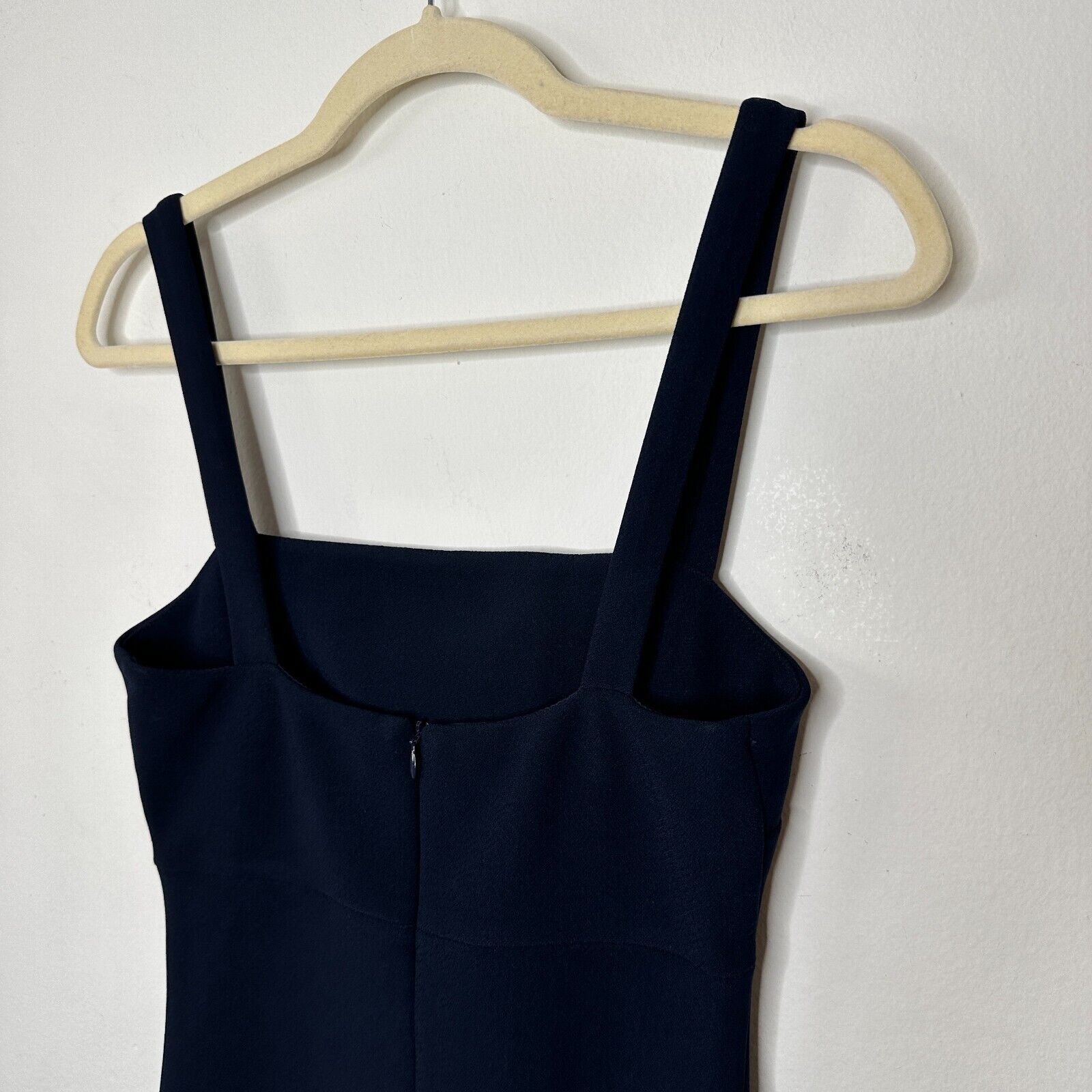 BEC + BRIDGE Bec + Bridge Navy Peek-A-Boo Midriff Cutout Zip Midi Dress 4 Size S / US 4 / IT 40 - 10 Thumbnail